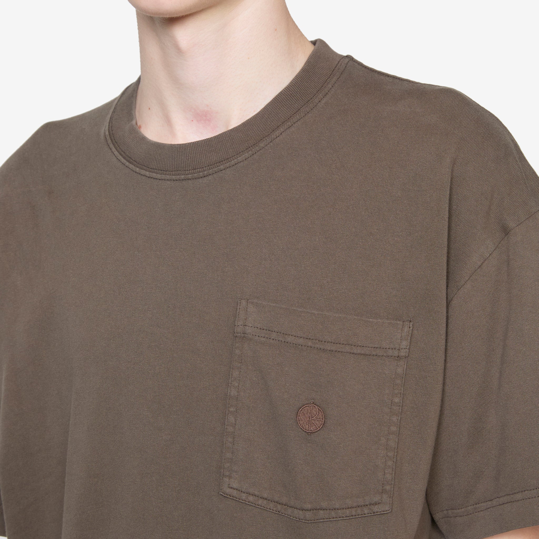Pocket T-Shirt Brown - Image 2