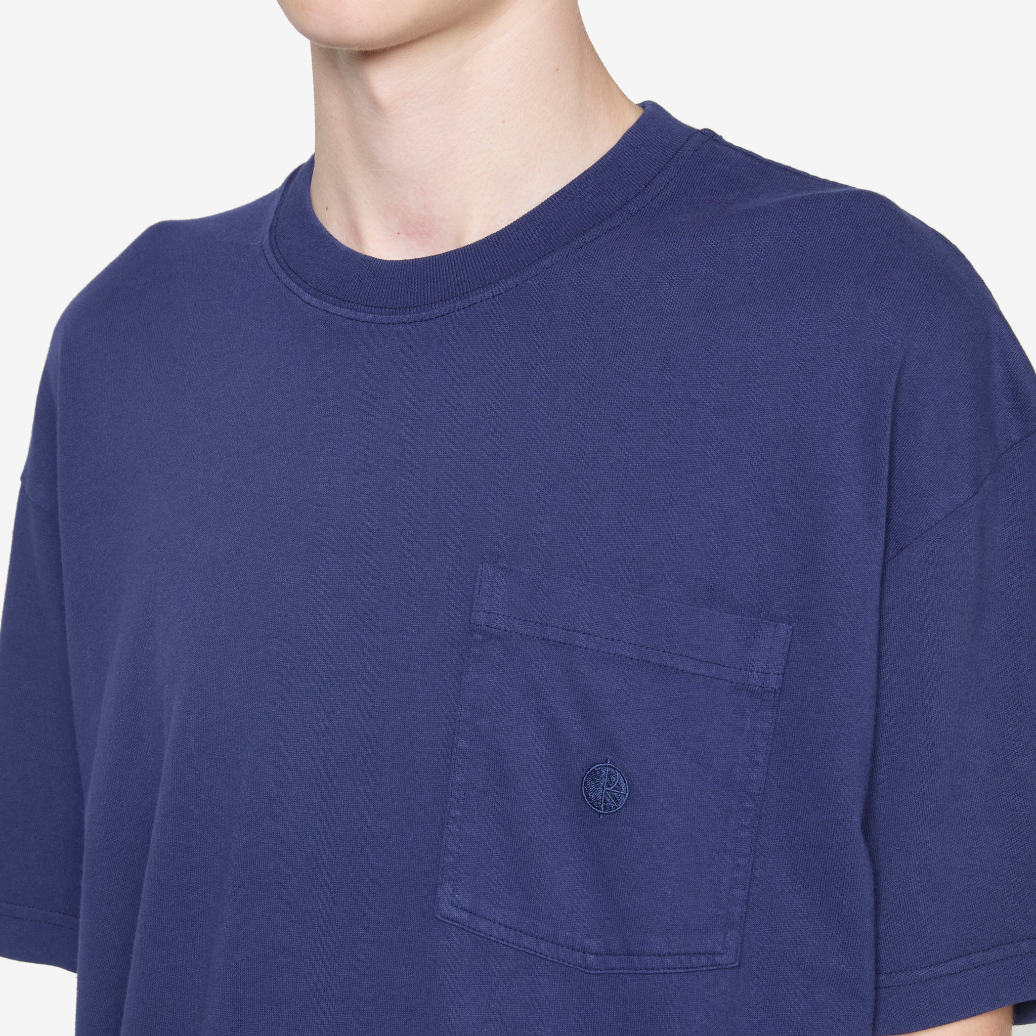 Pocket T-Shirt Dark Blue - Image 2