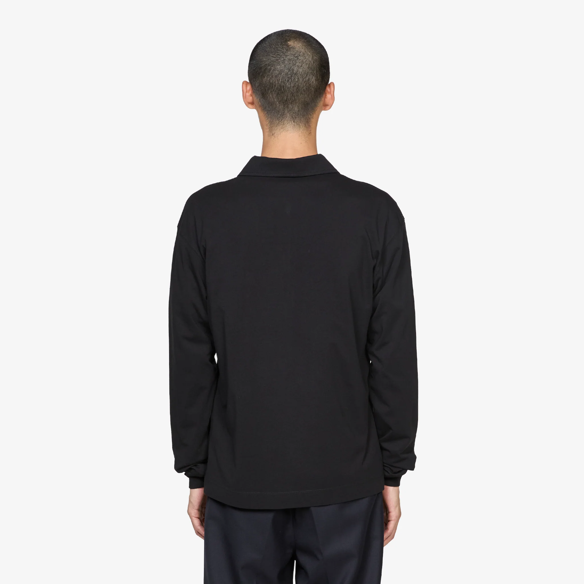 Reversible Polo Shirt Black - Image 10
