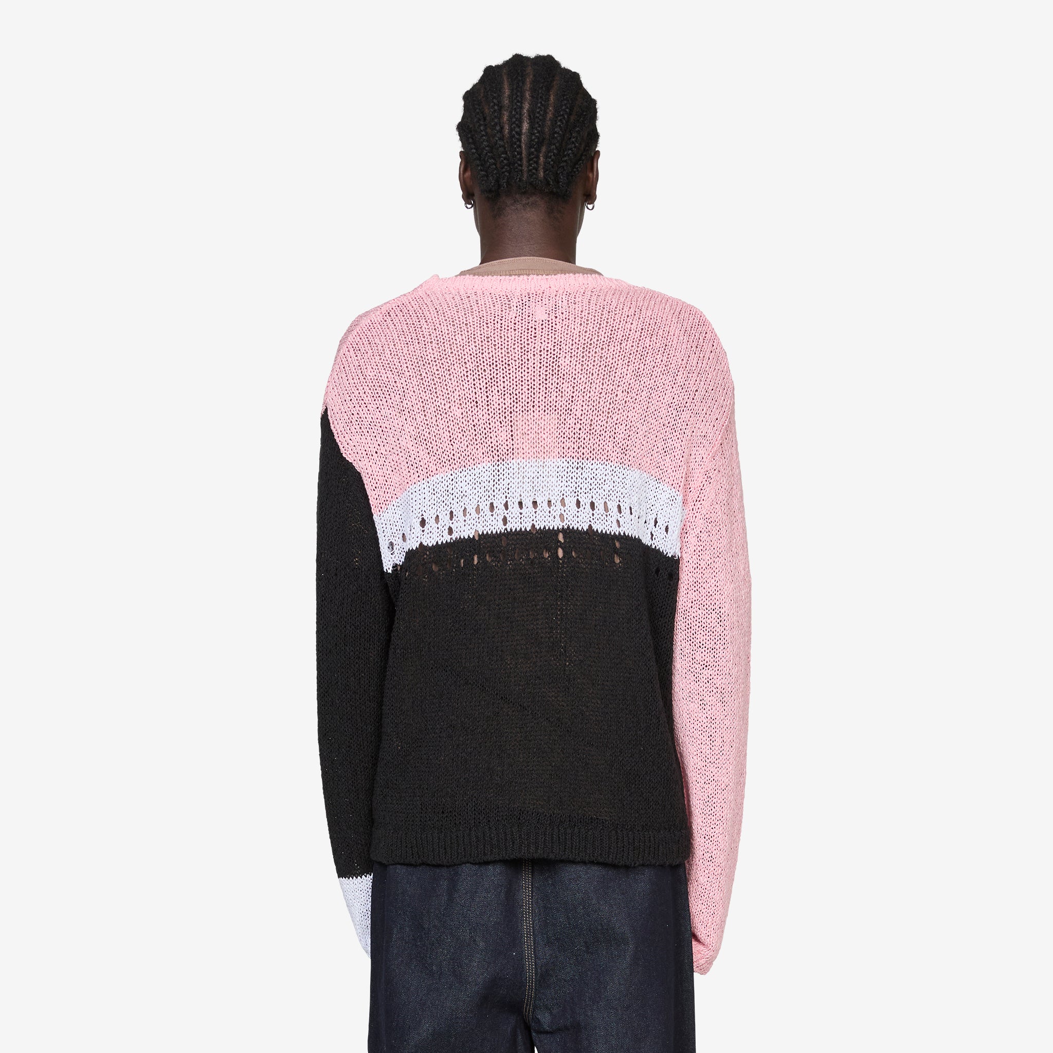 Richman Open Knit Pink | Black - Image 2