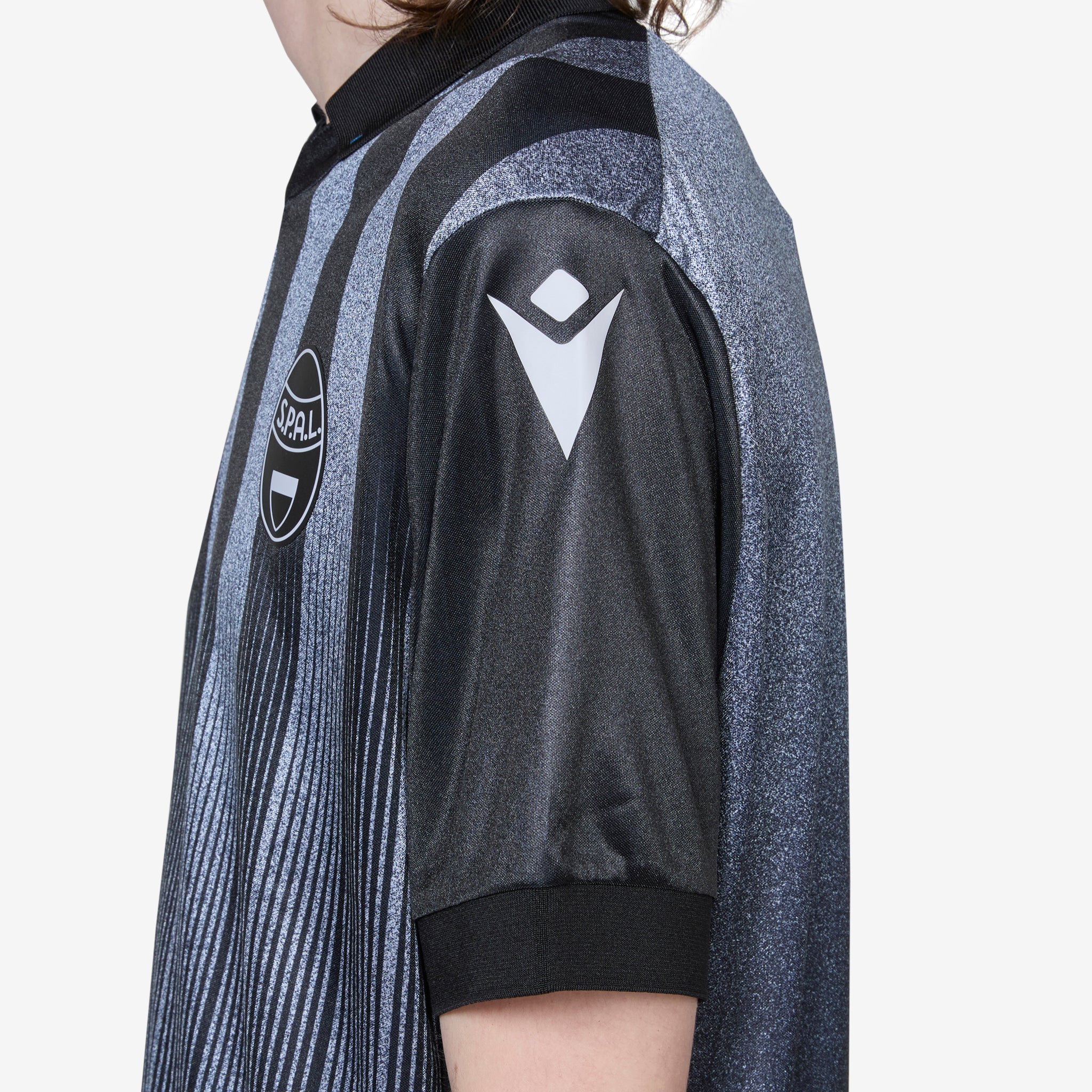 S.P.A.L. x Away Jersey 2024/25 Black | Silver - Image 2