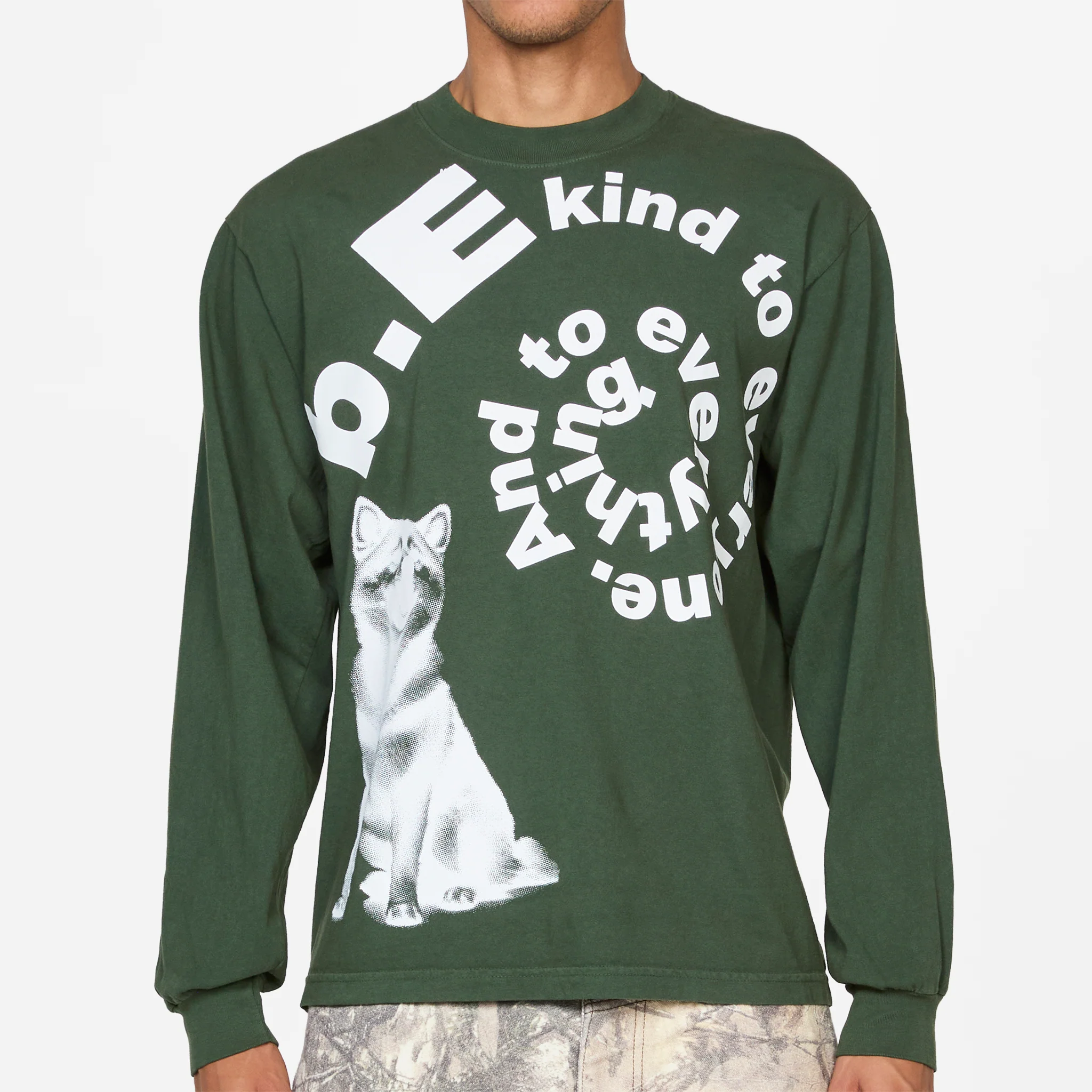 Shiba Longsleeve Shirt Green - Image 5
