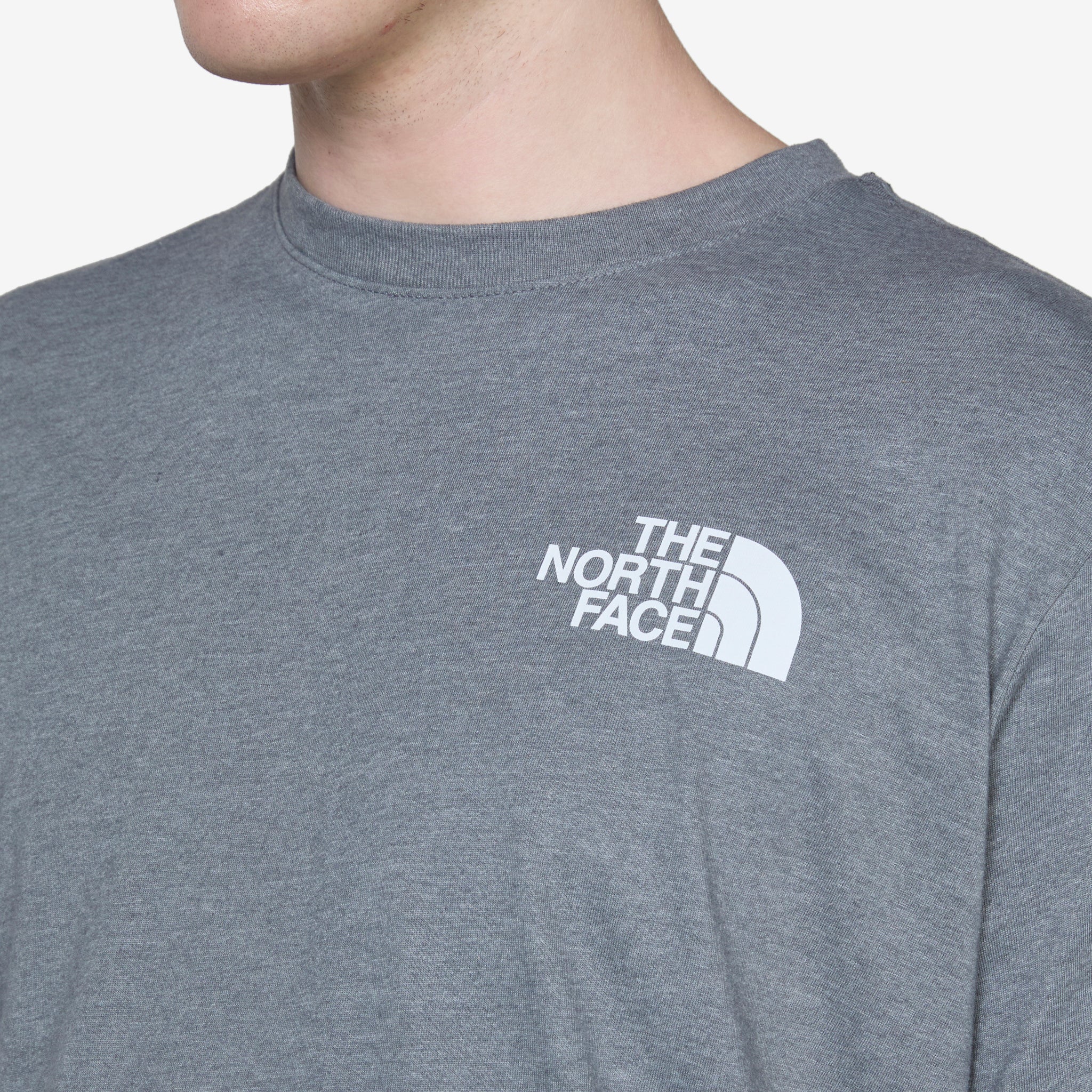 Short Sleeve Box NSE T-Shirt TNF Medium Grey Heather | TNF Blue - Image 3