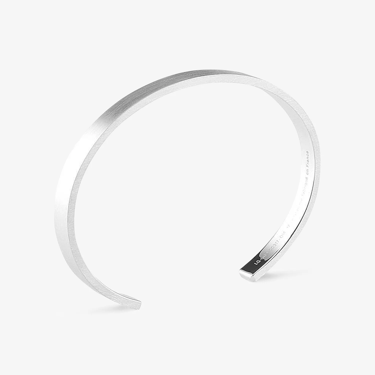 15g Brushed Sterling Silver Ribbon Bracelet - Image 3