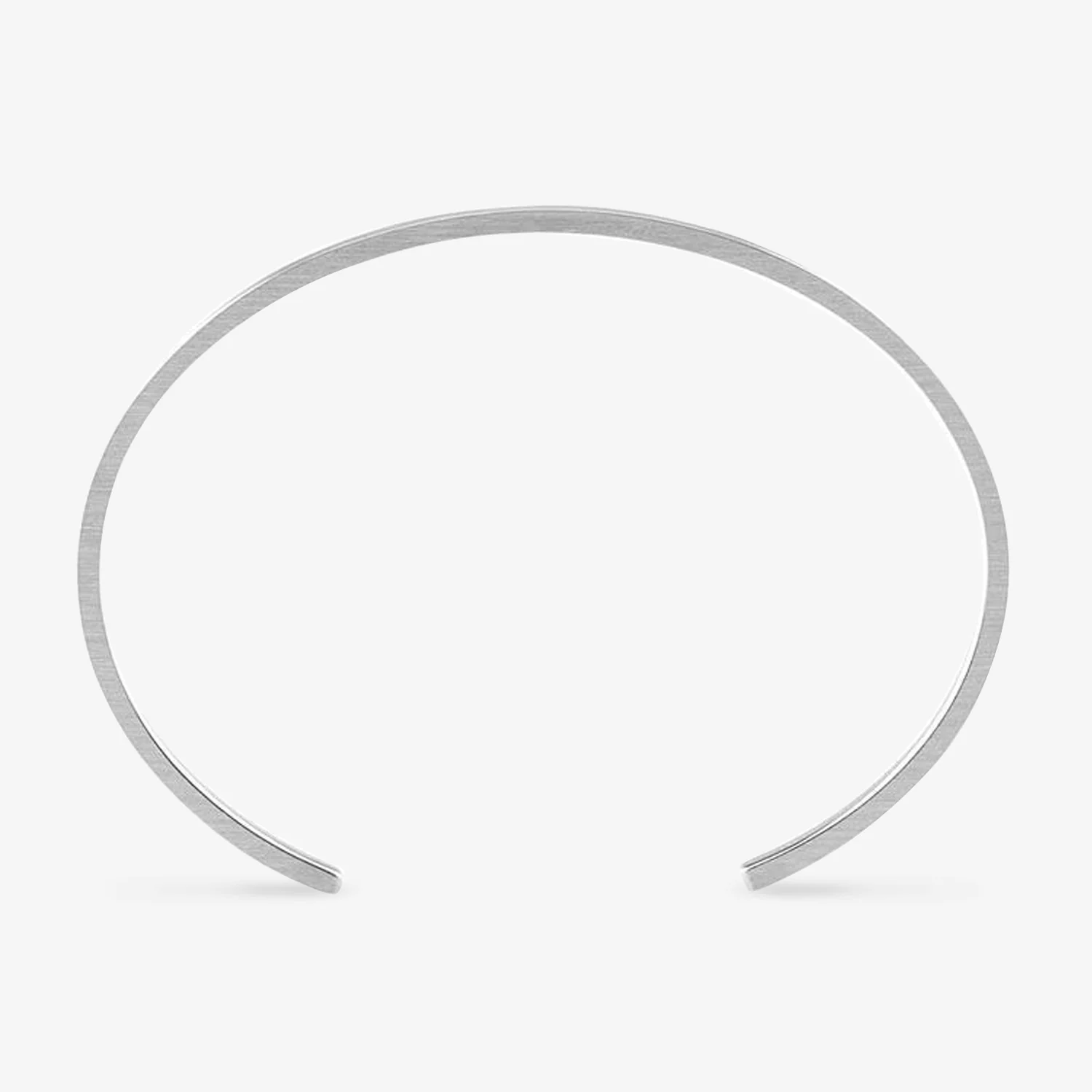 7g Brushed Sterling Silver Ribbon Bracelet - Image 4