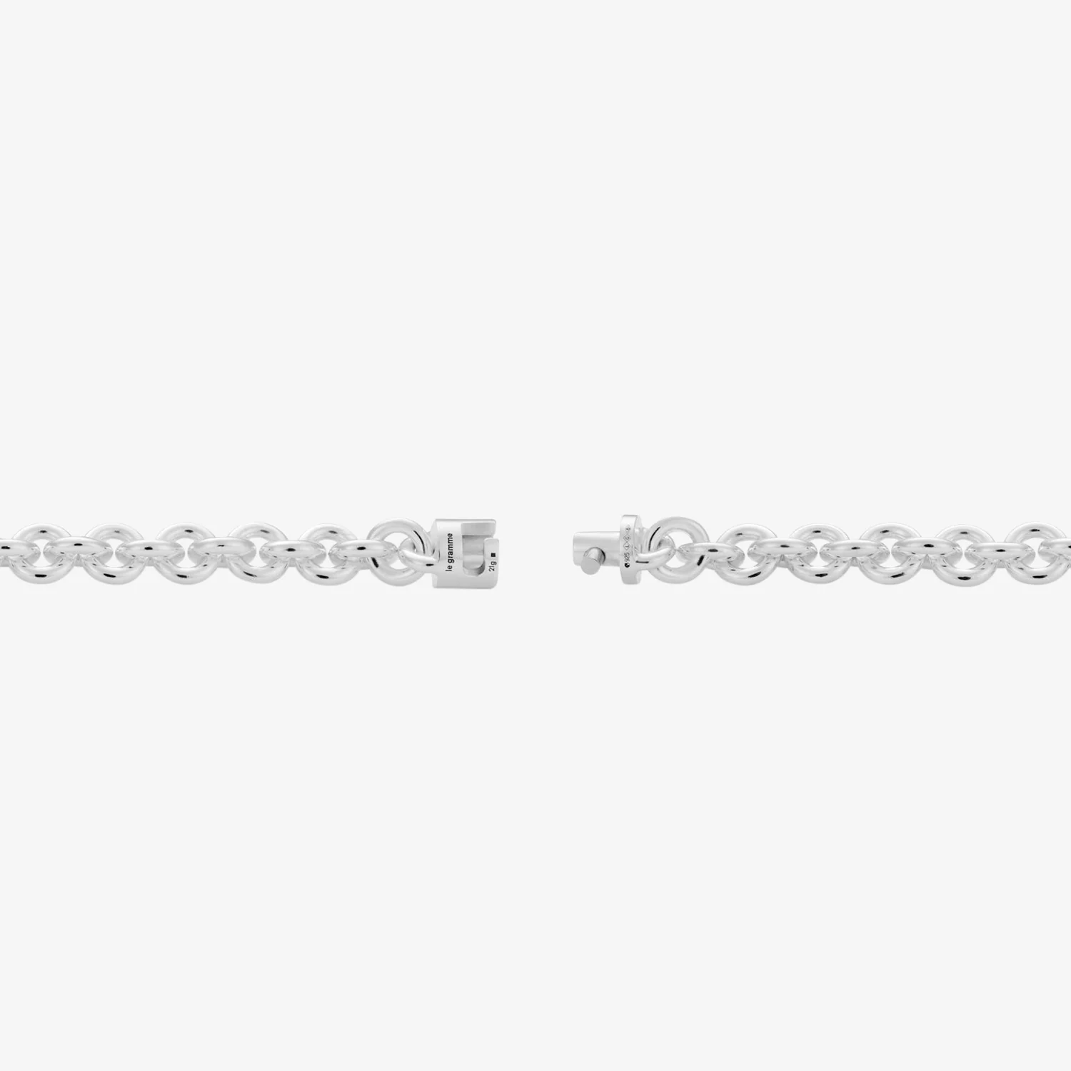 21g Polished Sterling Silver Entrelacs Bracelet - Image 3