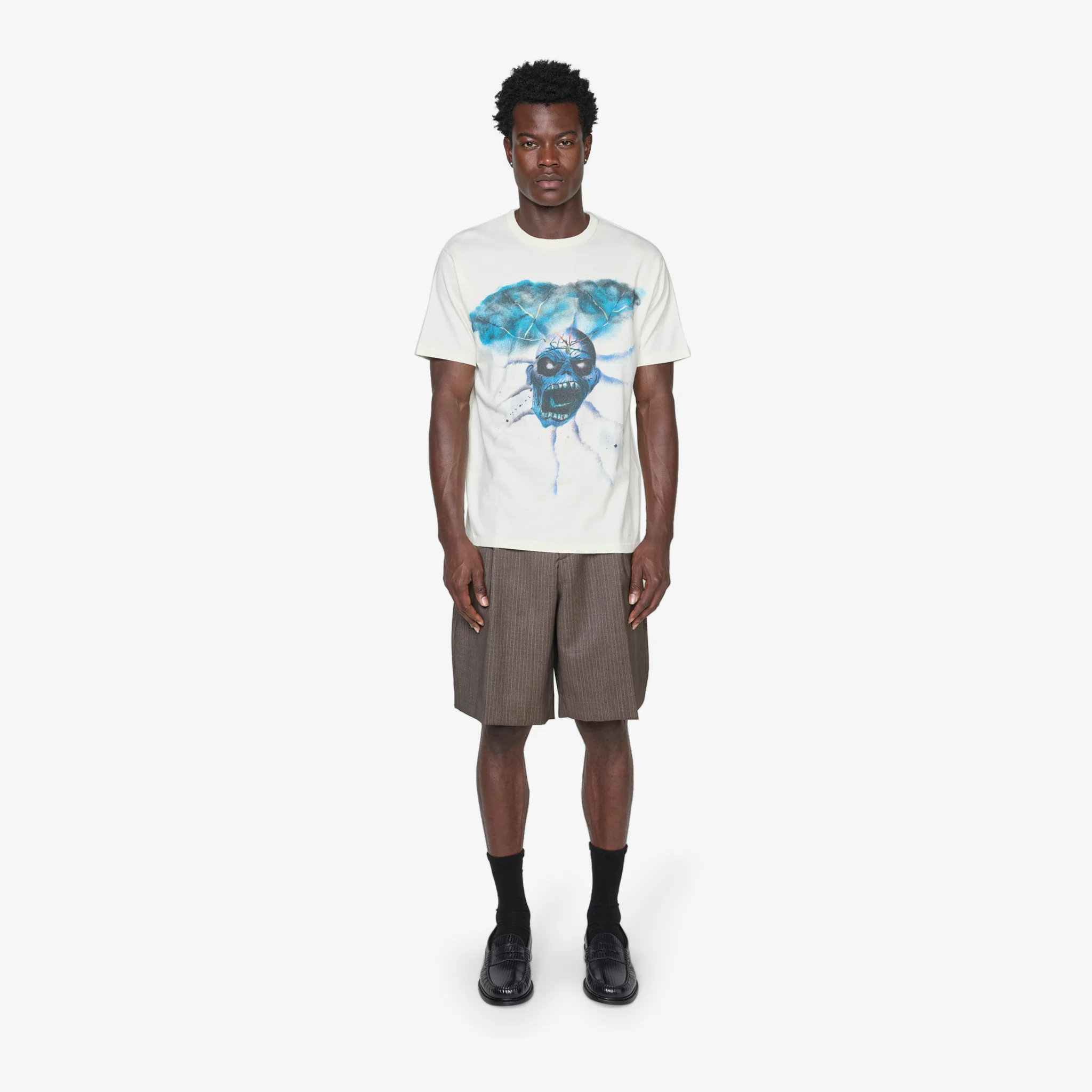 Skull T-Shirt Skull Print - Image 5