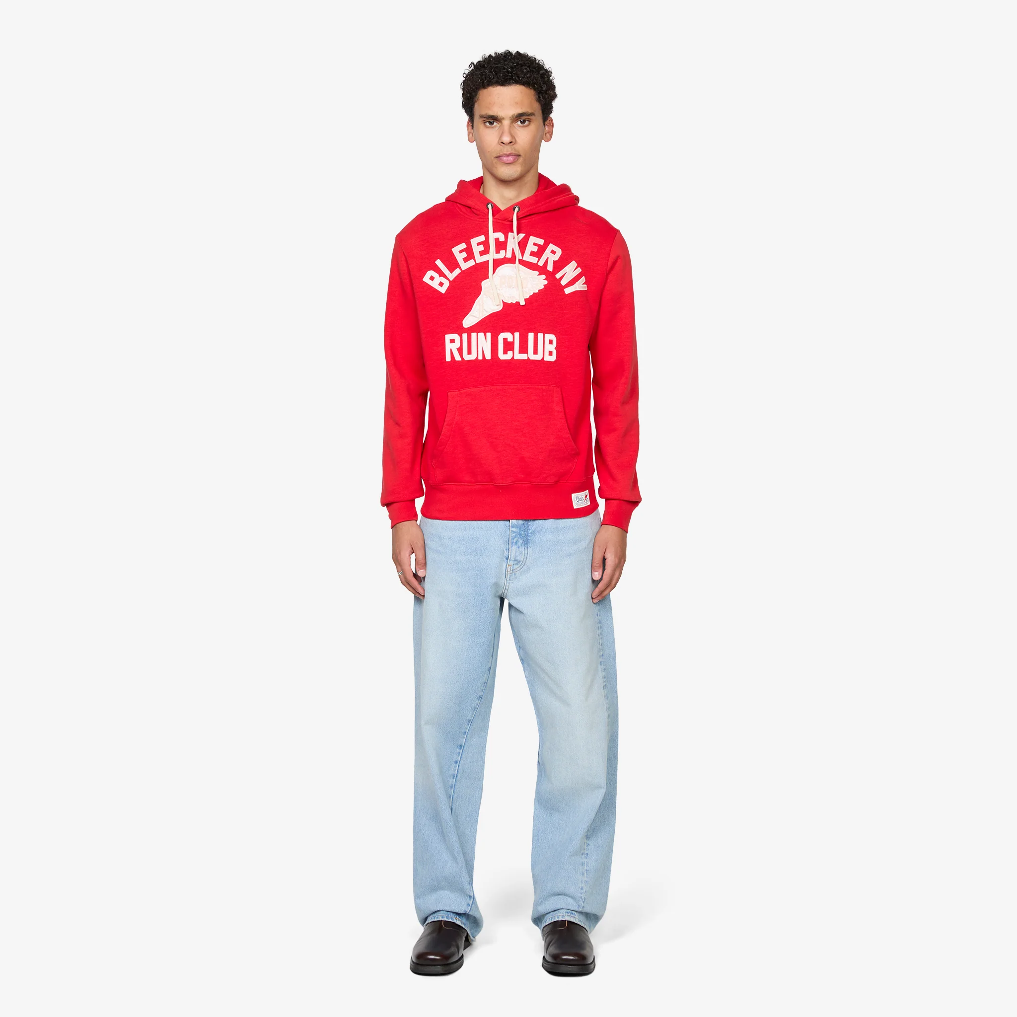 Slub Fleece Graphic Hoodie RL 2000 Red - Image 5