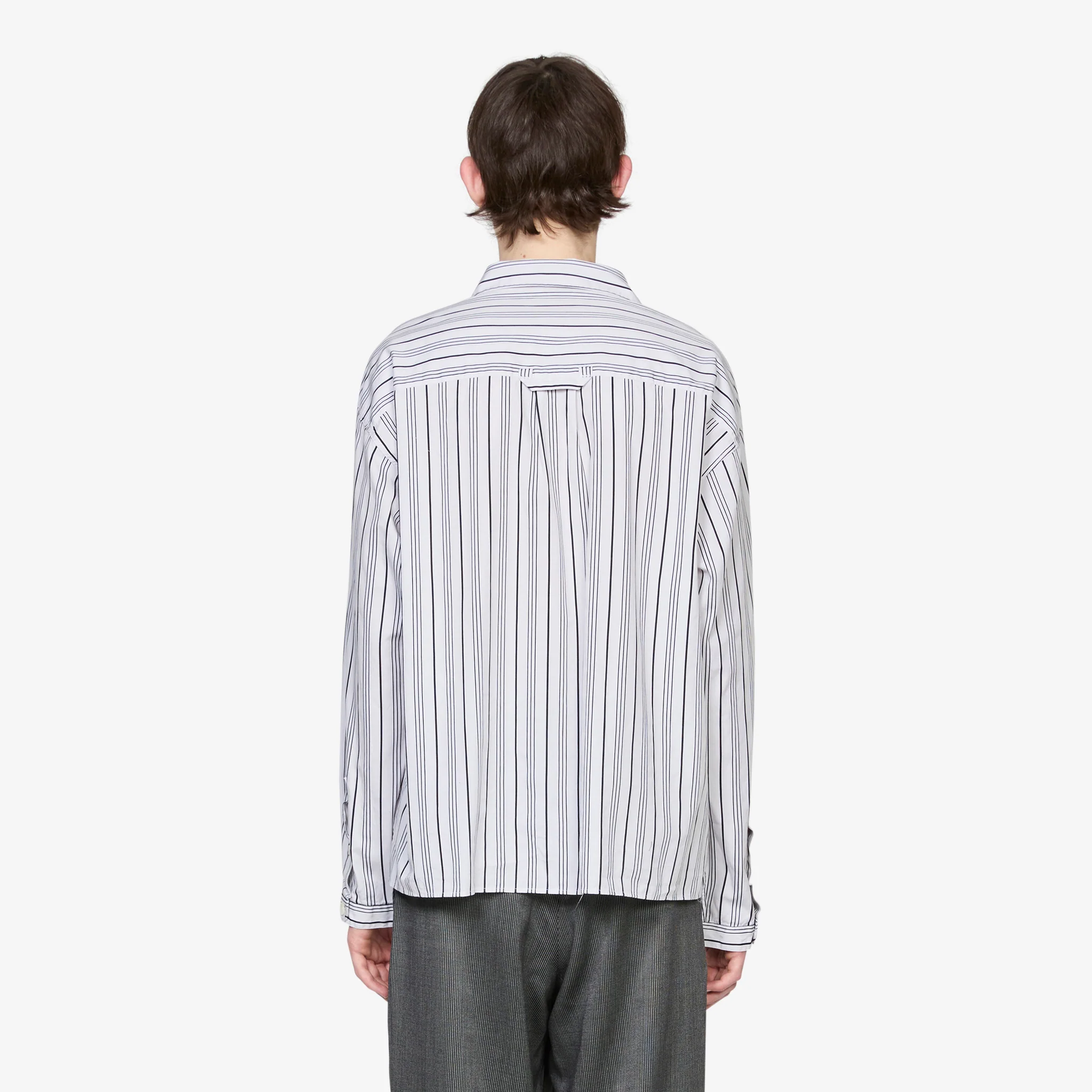 Snooze Shirt Grey Raised Stripe - Image 6