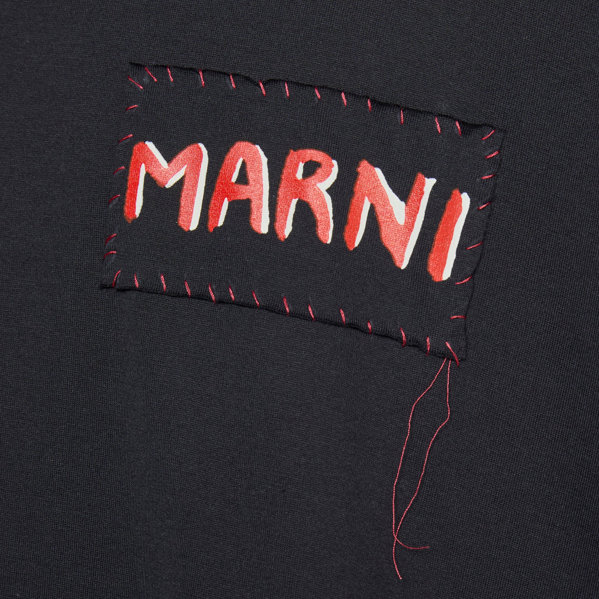Stitch Logo Longsleeve T-Shirt Black - Image 3