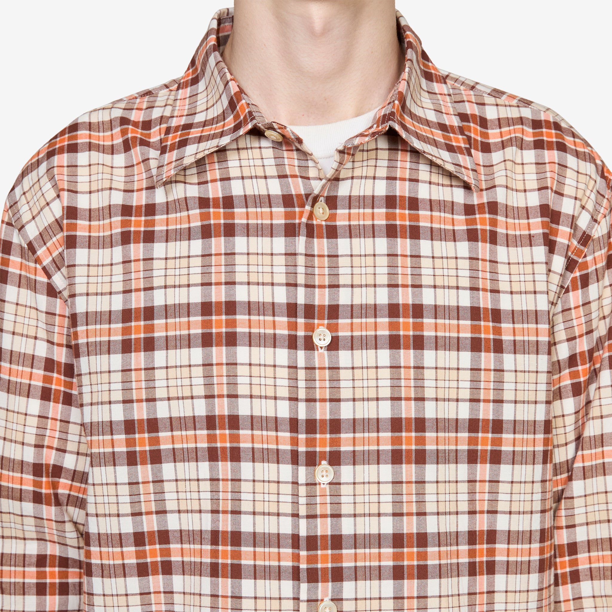 Studio Shirt Off White Check - Image 2