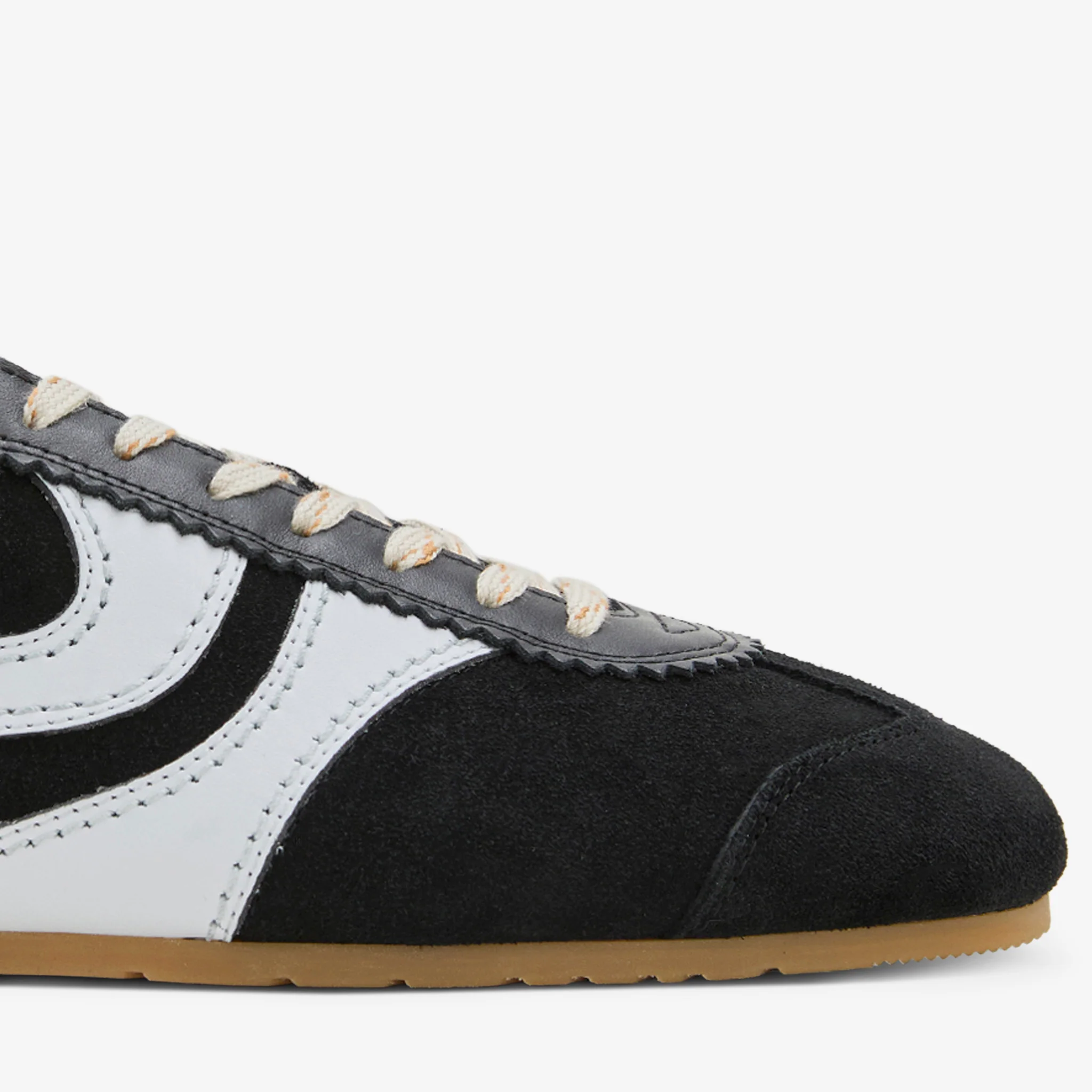 Suede Sneakers Black | White - Image 4