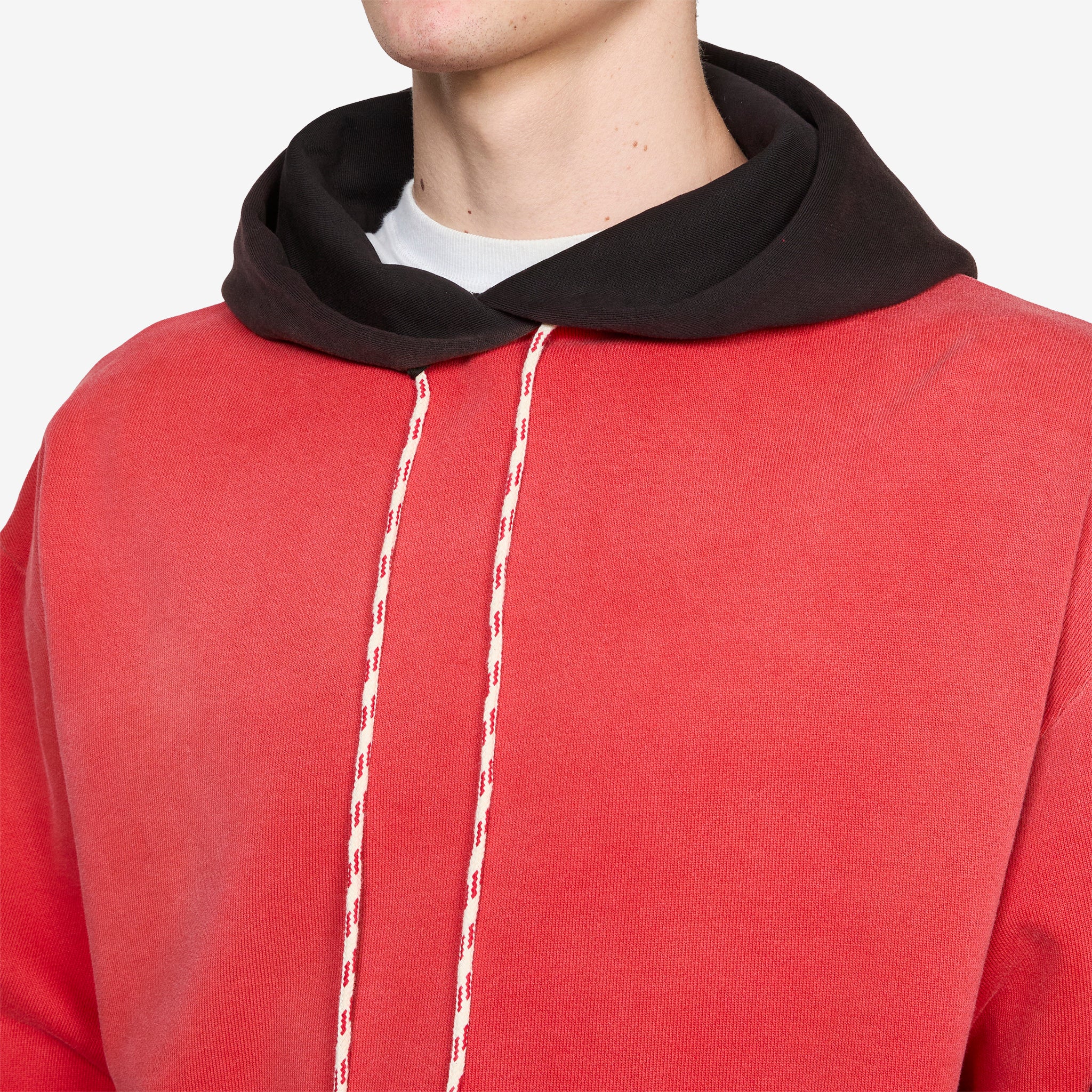 Sunbleached Premium Temple Sports Hoodie Red - Image 5