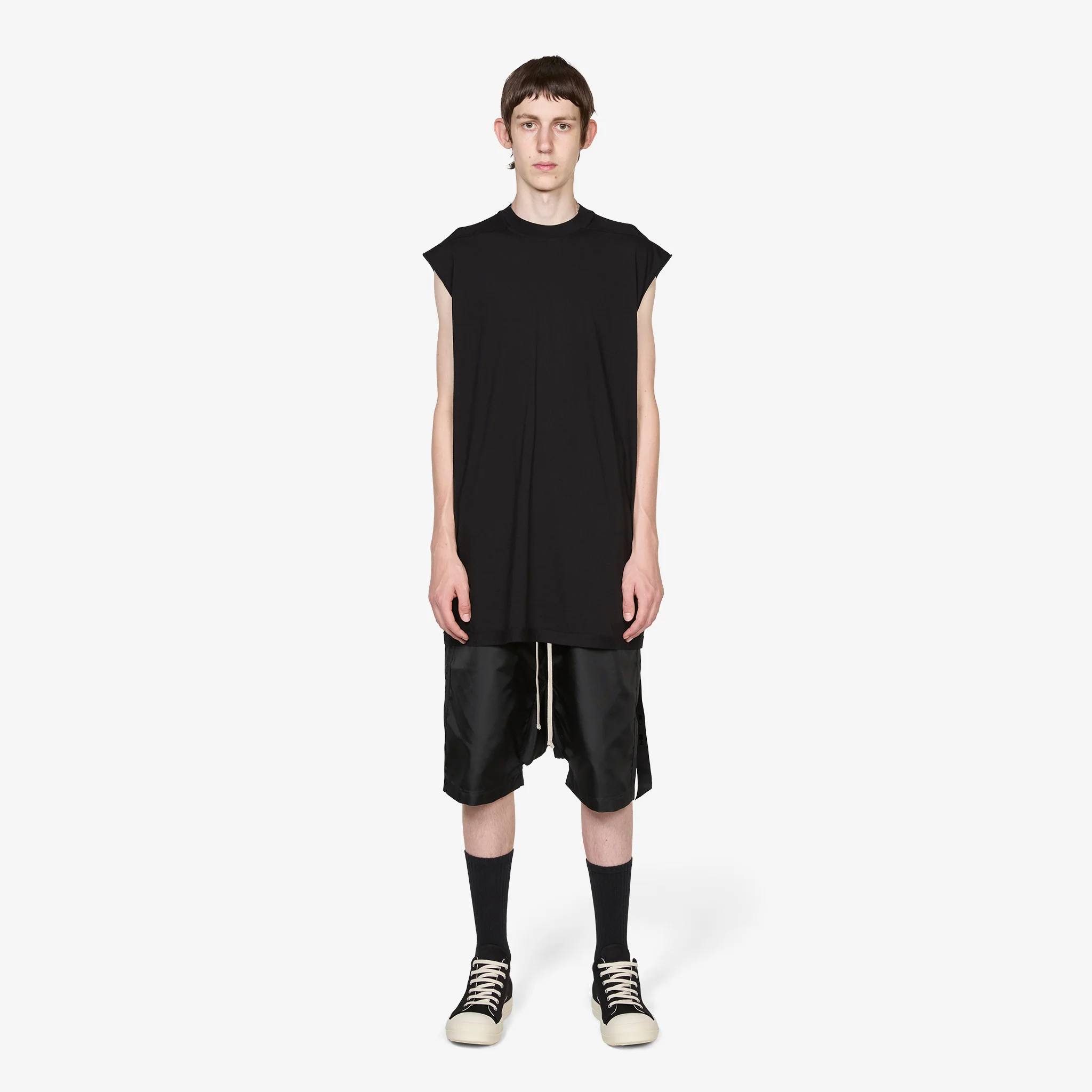 Tarp T-Shirt Black Medium Weight Cotton Jersey - Image 5