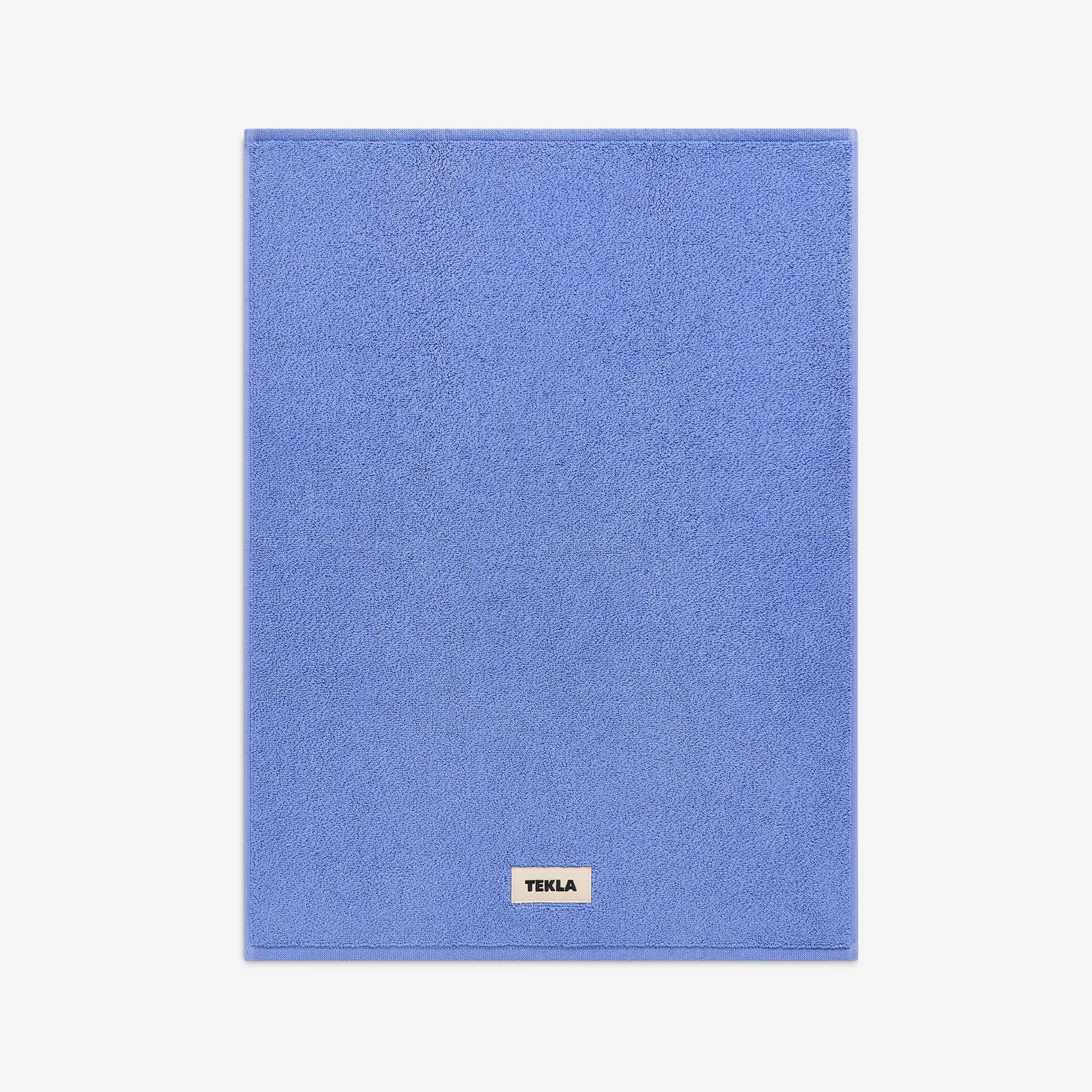 Terry Bath Mat Clear Blue