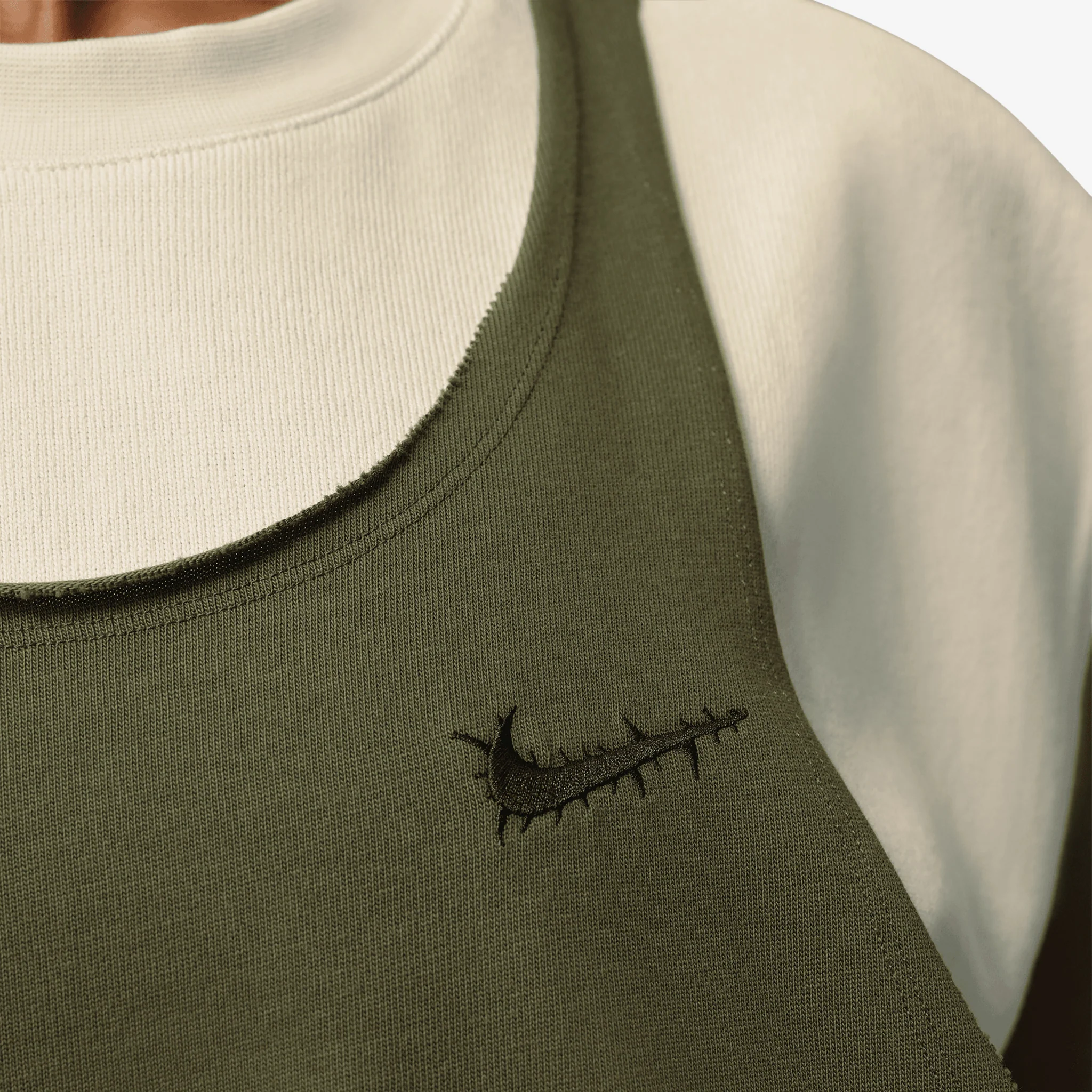 Teyana Taylor x Short-Sleeve T-Shirt Coconut Milk | Rough Green | Black - Image 5