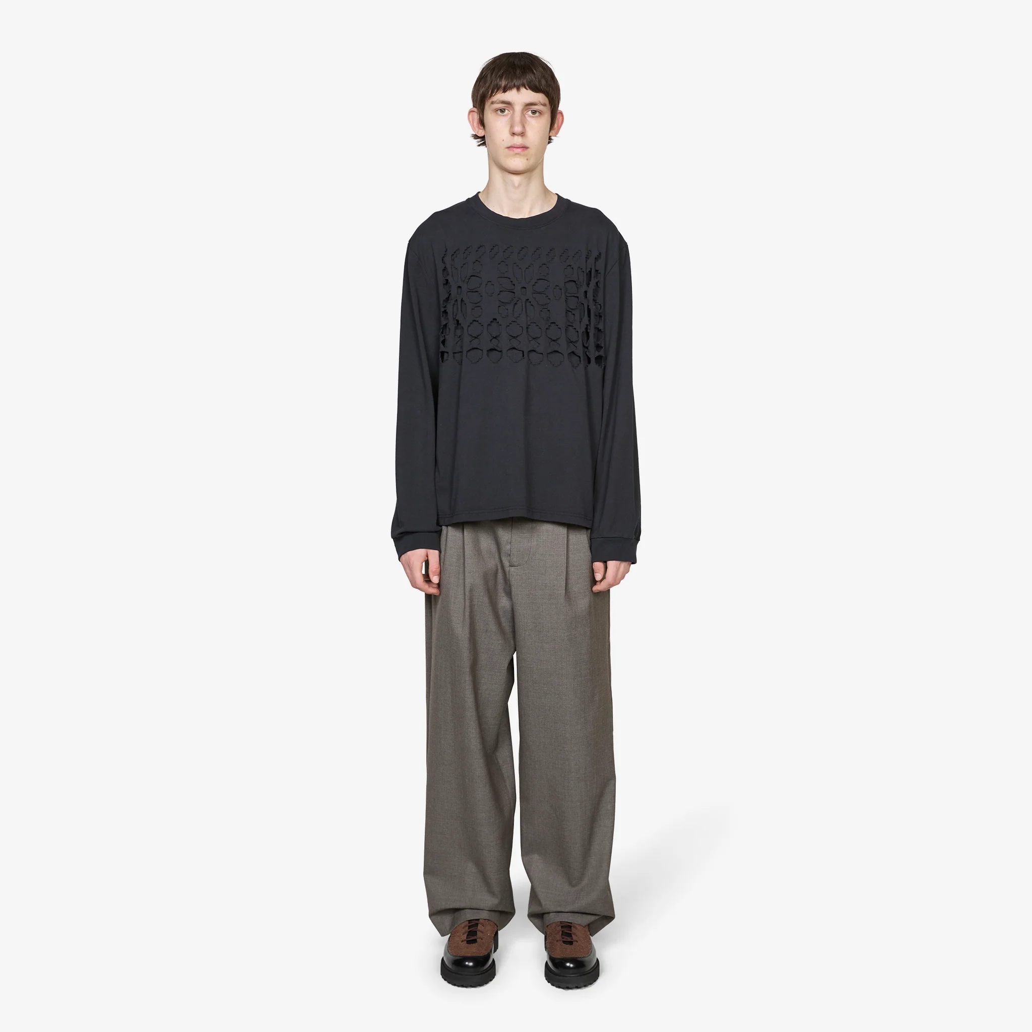 Tour Longsleeve Cut Fairisle Ink Band Jersey - Image 5