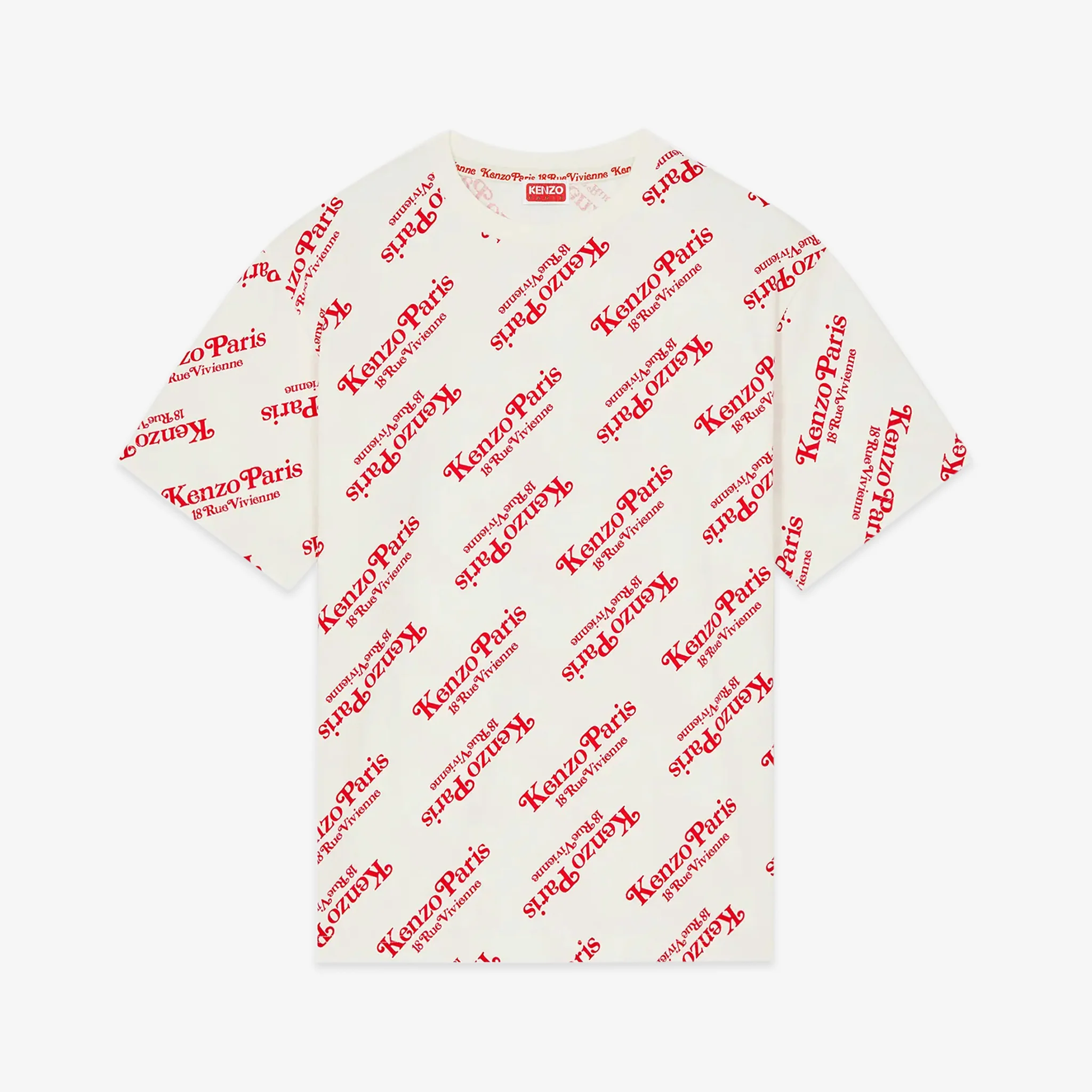 Unisex 'KENZO by Verdy' Oversized T-Shirt Off White - Image 4