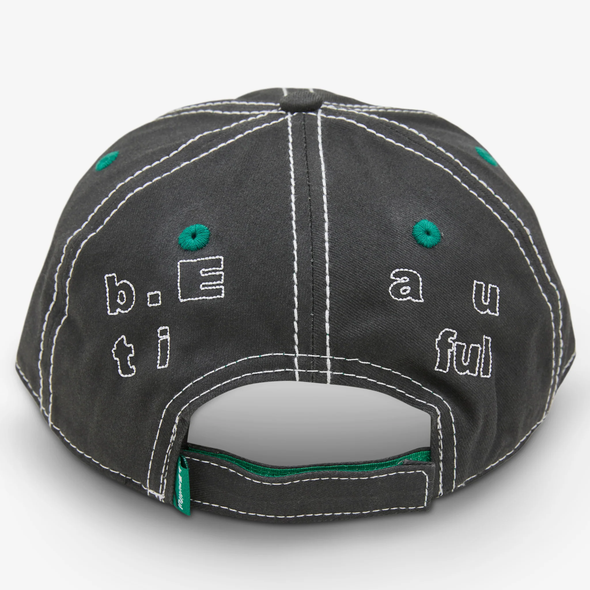Vapor 6 Panel Hat Off-Black | White - Image 2