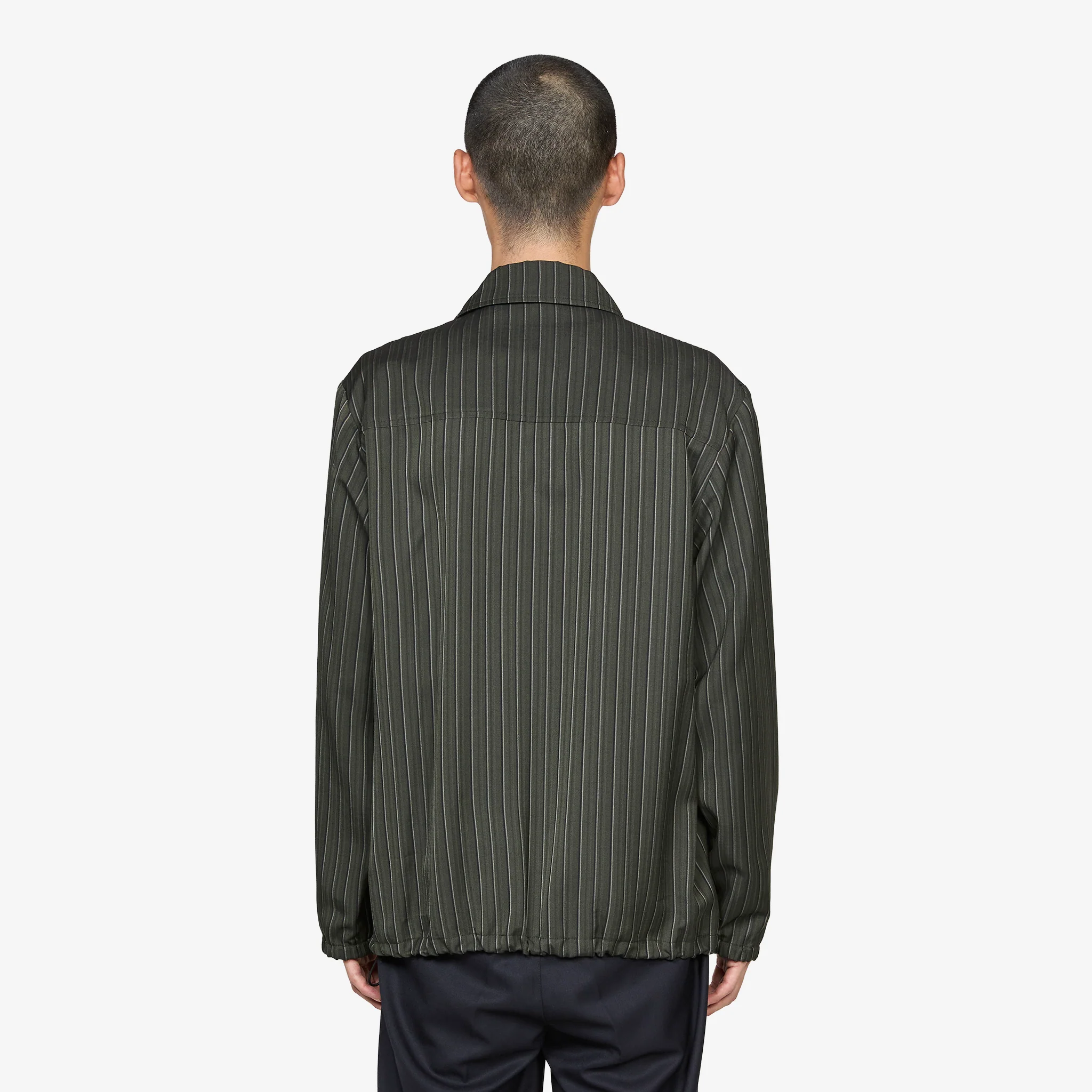 Viscose Shell Jacket Dark Green - Image 6