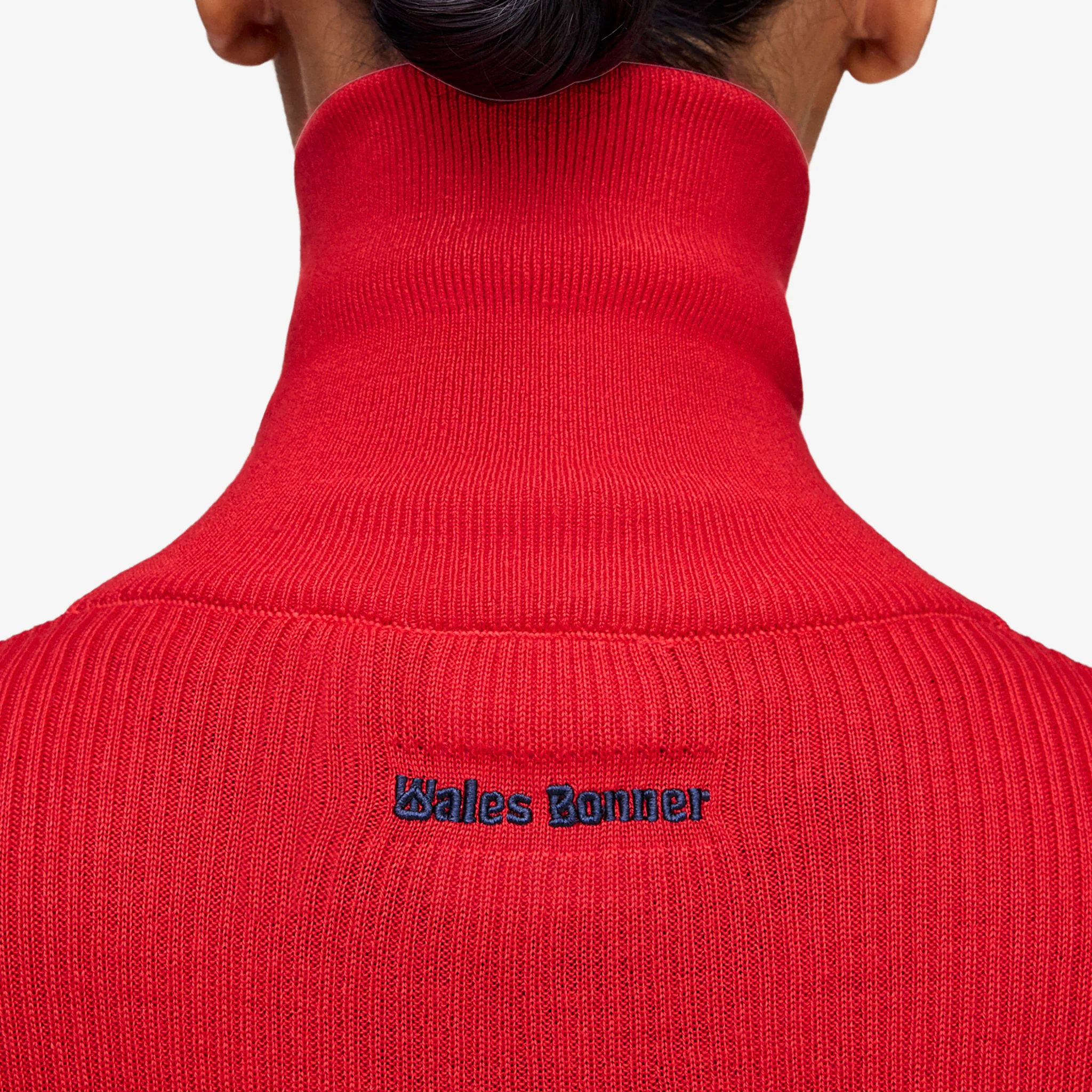 Wales Bonner x Women's Knit Track Top Better Scarlet - Image 4