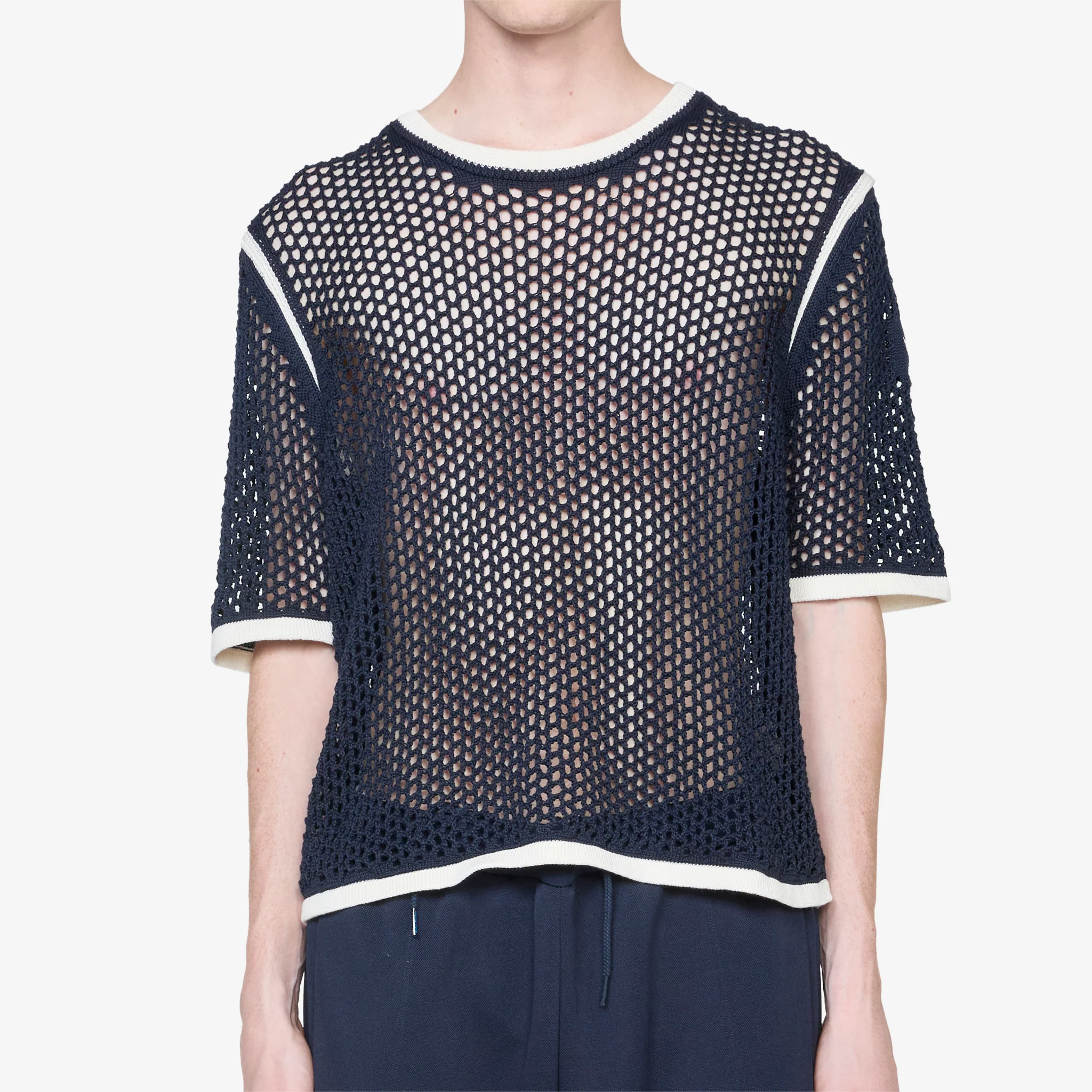 Wales Bonner x Knit Top Night Navy - Image 7