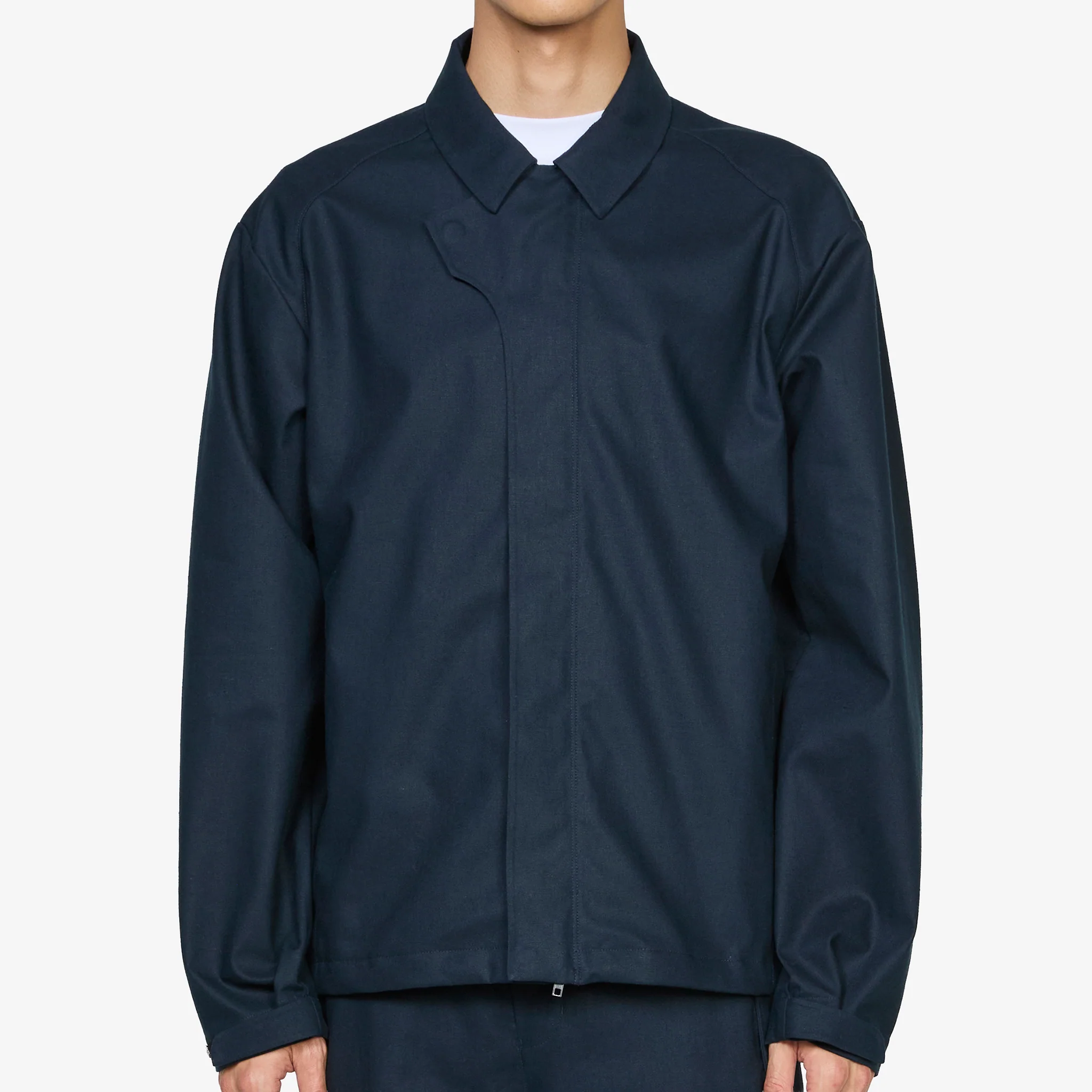 Waypoint Linen Cotton Mixed WP Jacket Dark Navy - Image 6