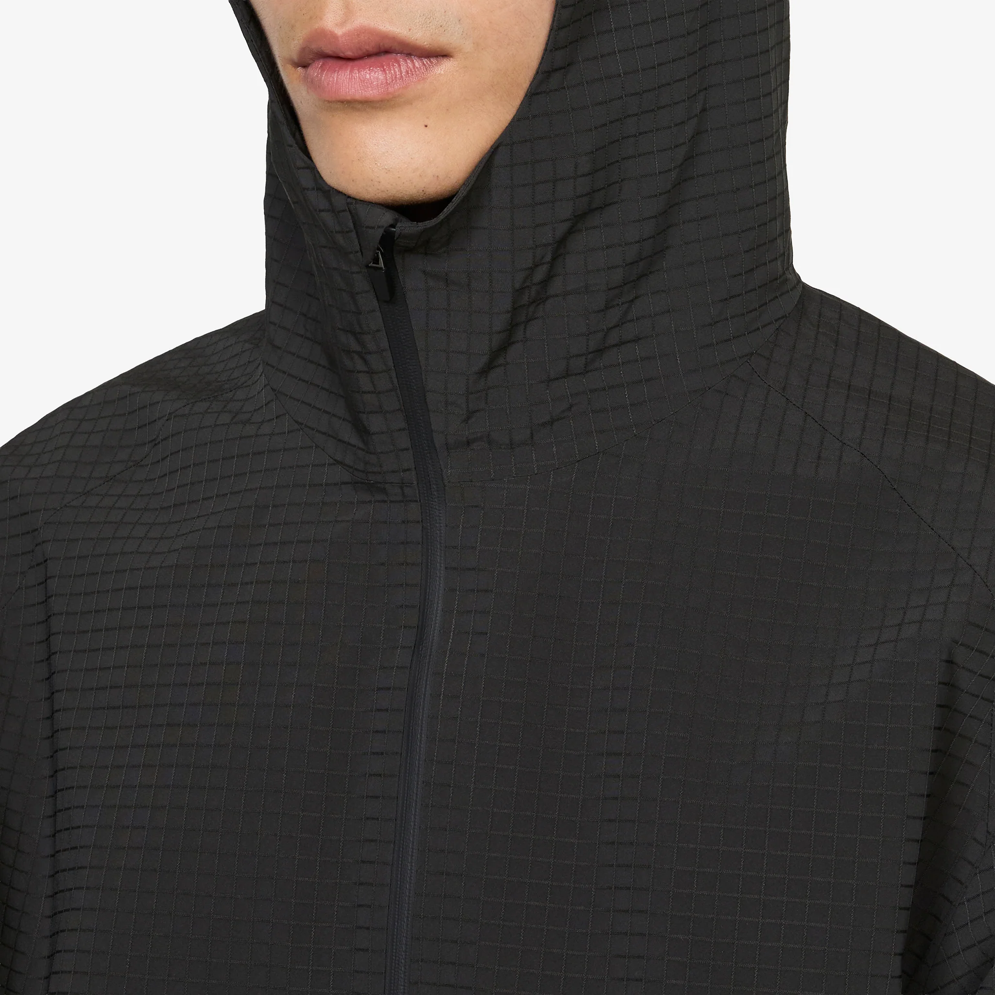Waypoint Ripstop Hooded Jacket Charcoal Black - Image 2