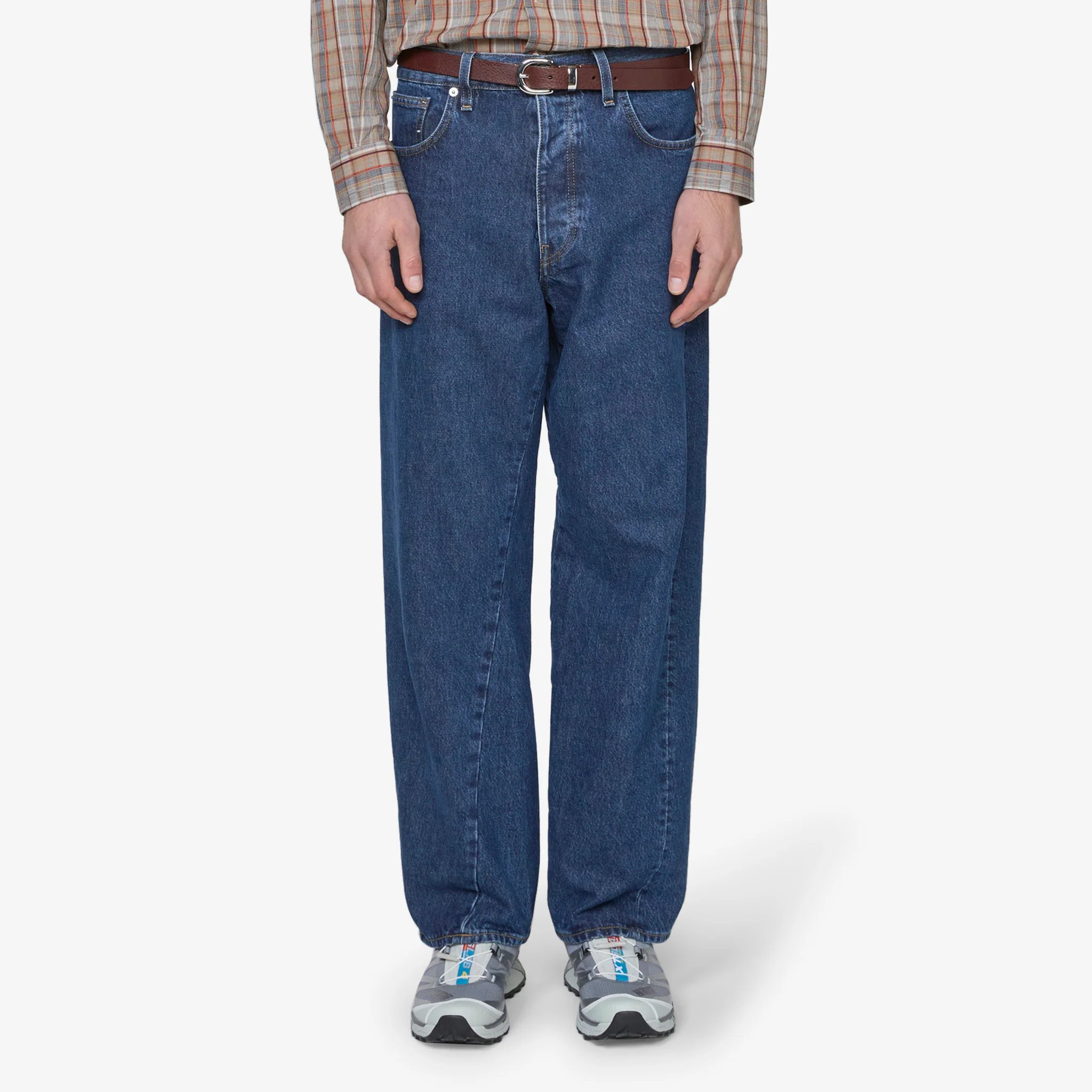 Wide Twist Jeans Rinse Blue
