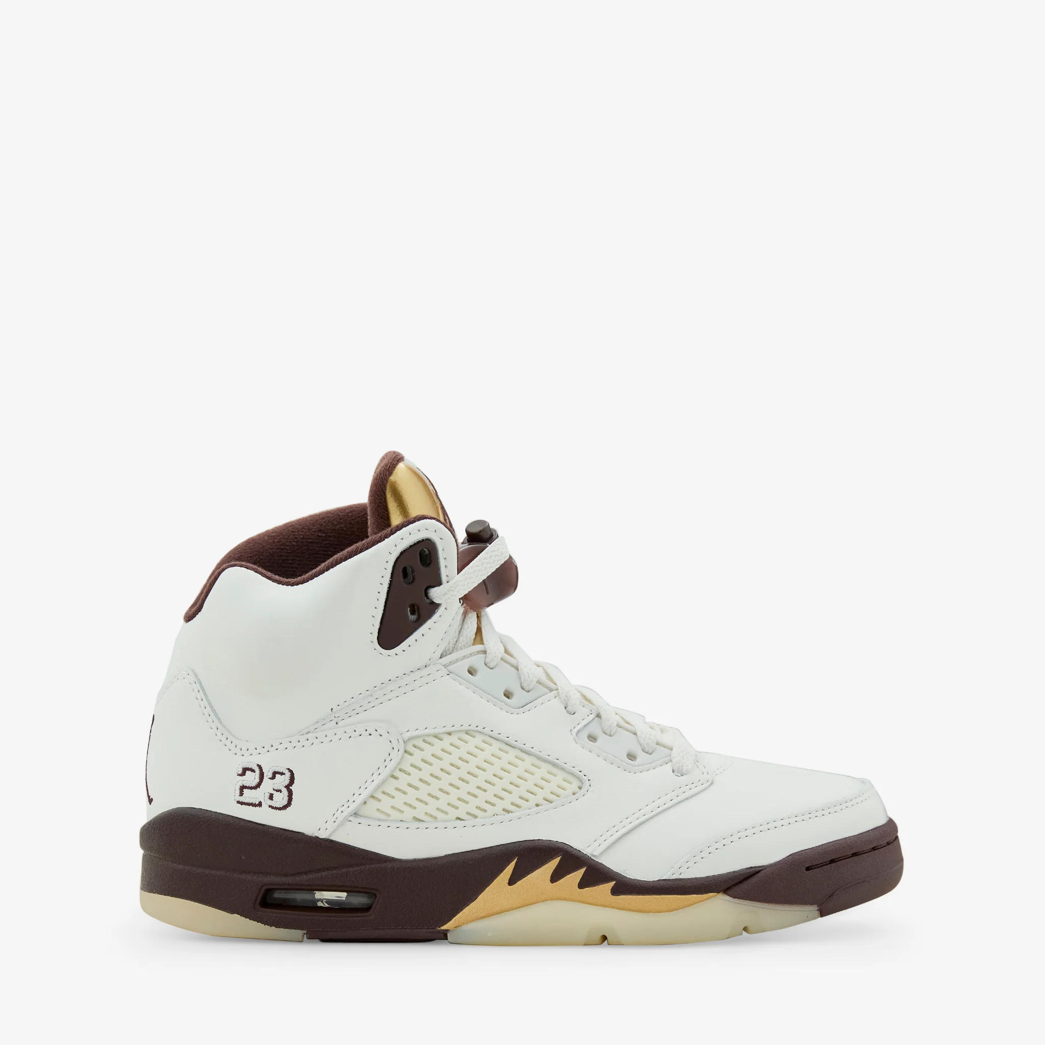 Women's Air Jordan 5 Retro Earth | Metallic Gold | Sail | Muslin - Image 2