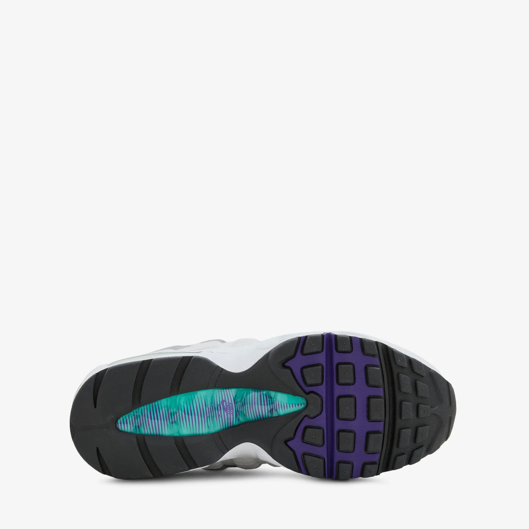 Women's Air Max 95 OG White | Court Purple | Emerald Green - Image 5