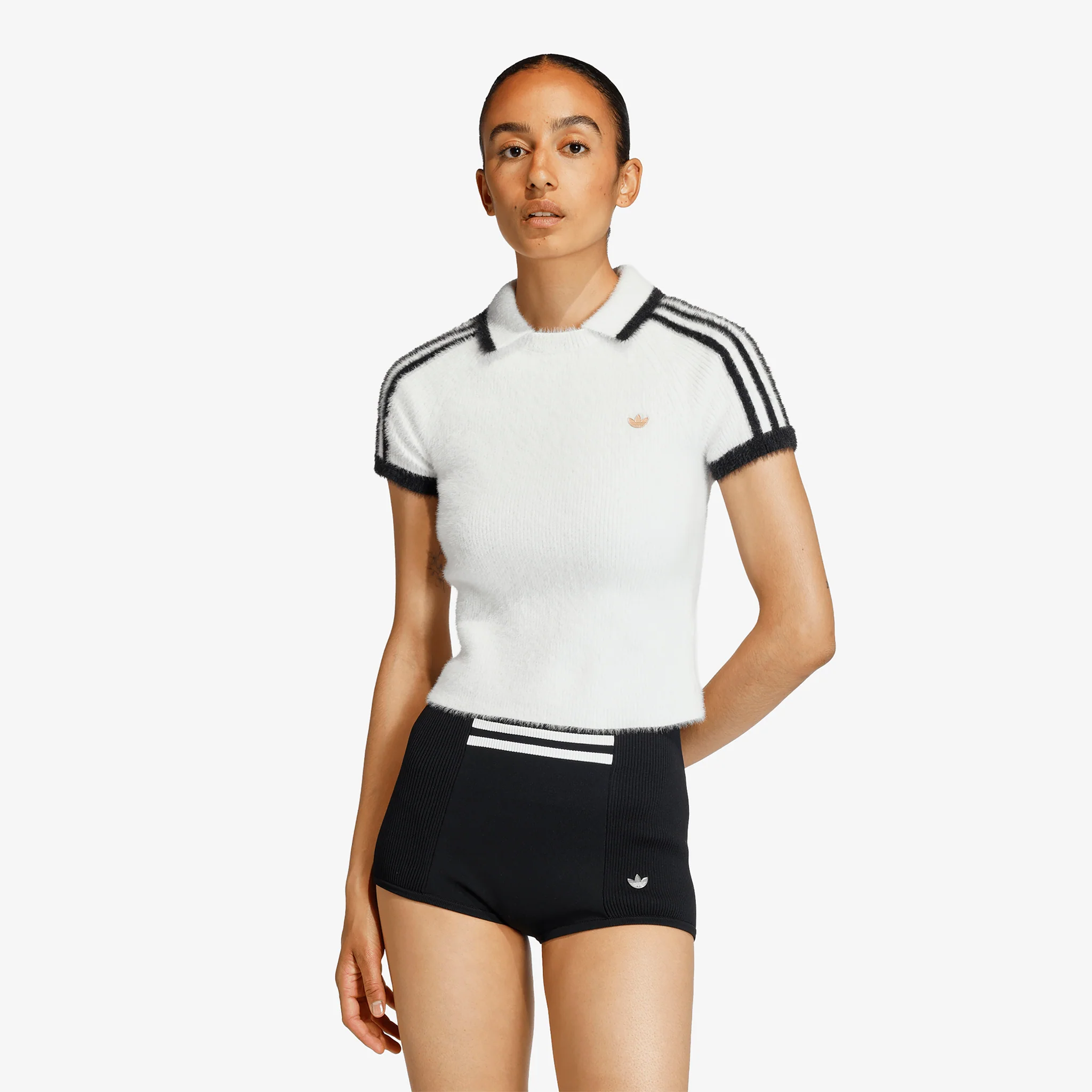 Women's Knitted Cali T-Shirt Off White - Image 2