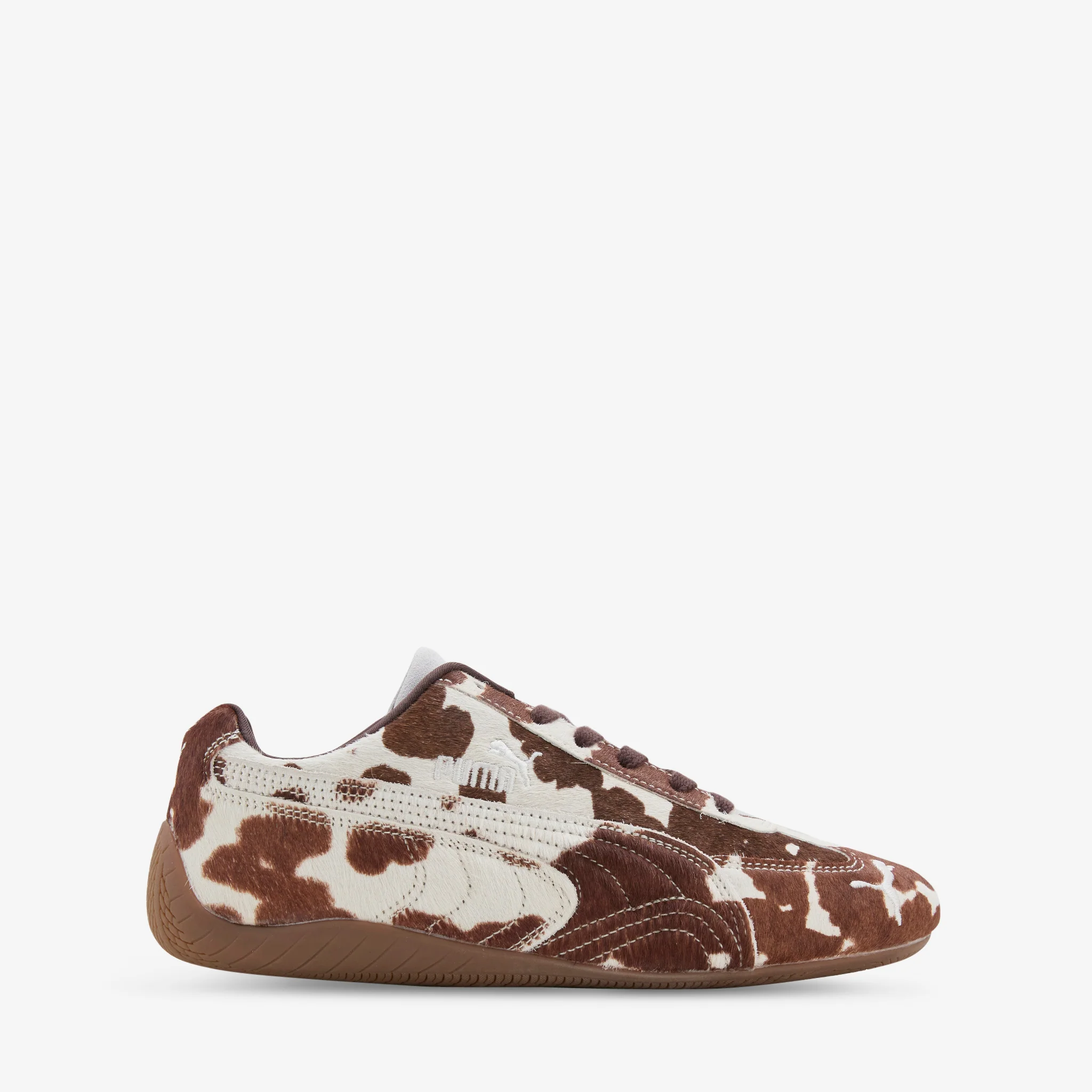 Women's Speedcat Cow Chocolate Brown | Gum - Image 2