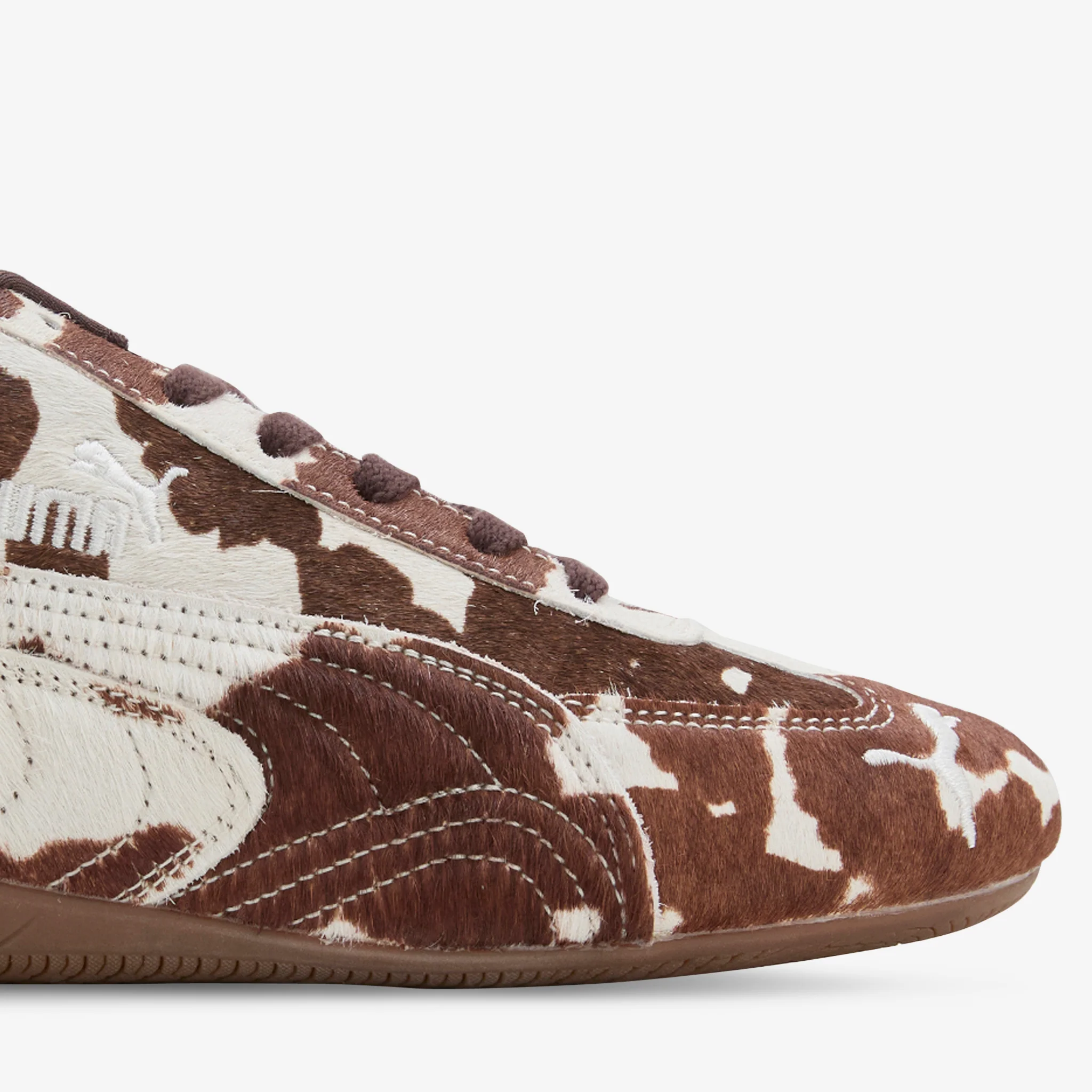 Women's Speedcat Cow Chocolate Brown | Gum - Image 3