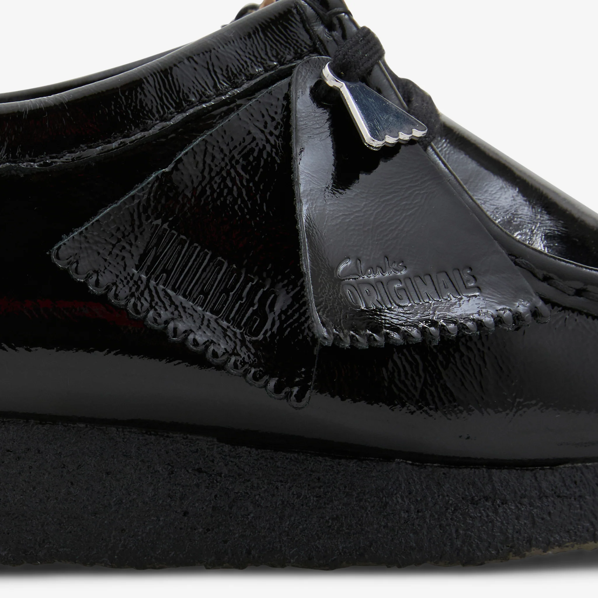 Women's Wallabee Black Patent - Image 5