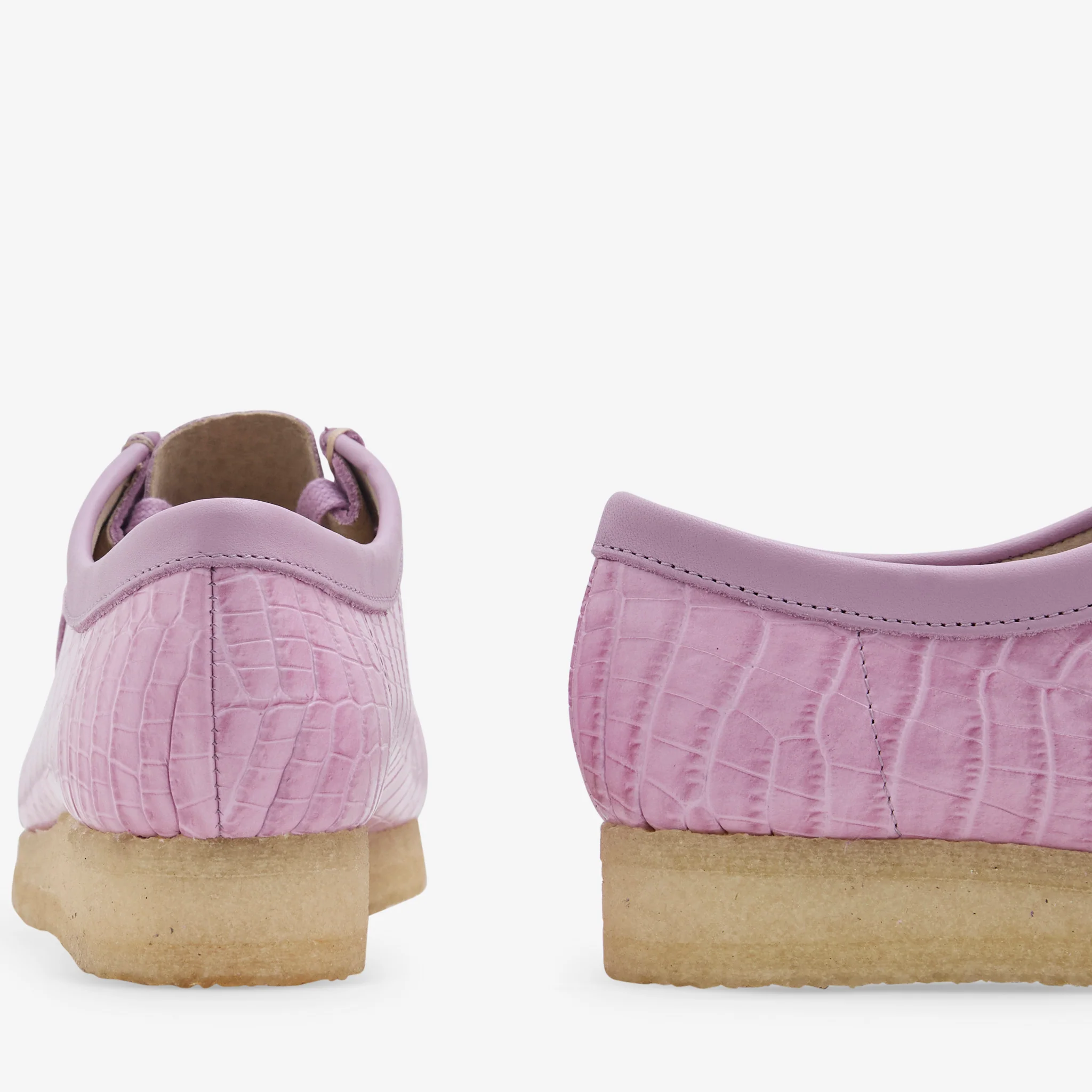Women's Wallabee Mauve Croc - Image 3