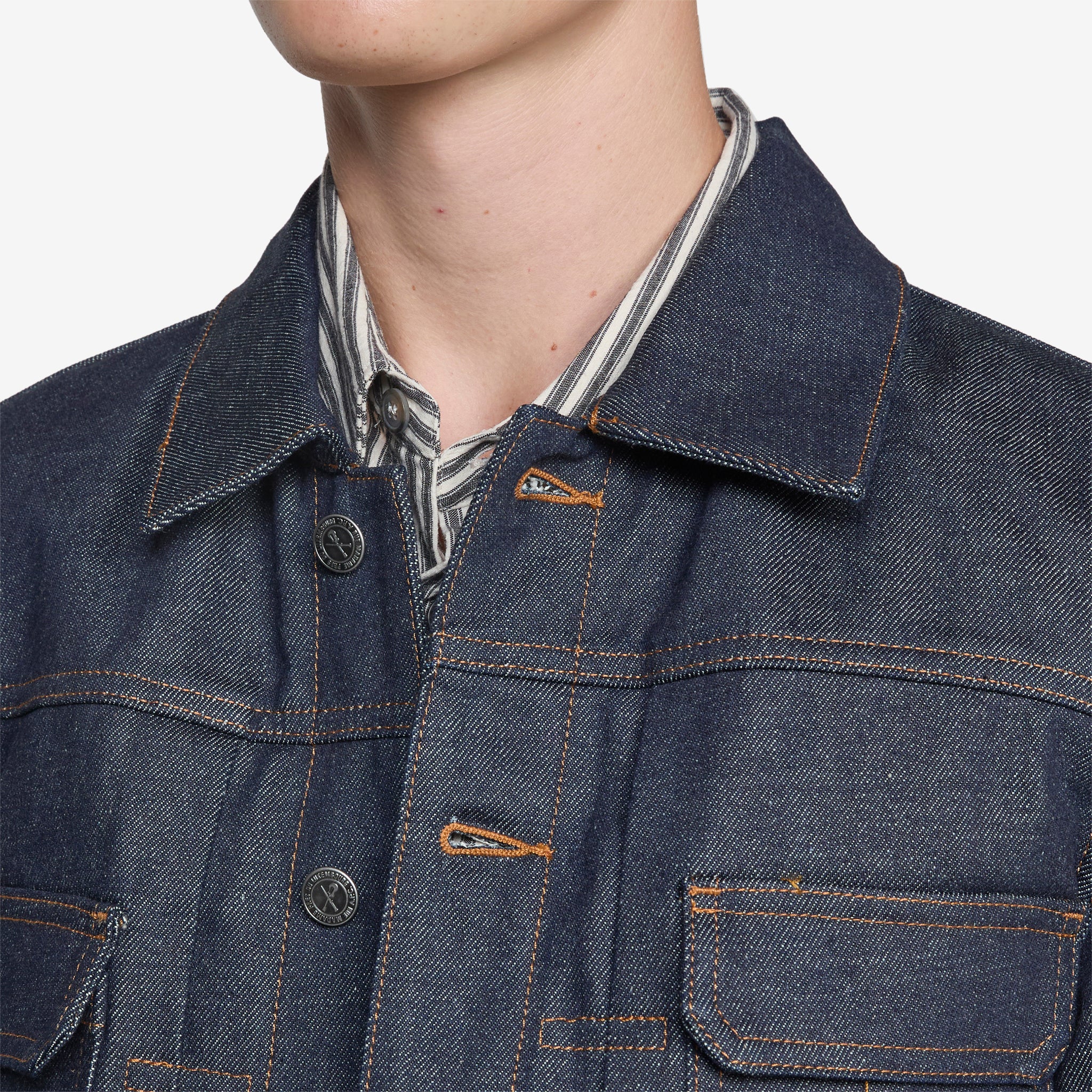 Work Jean Jacket Indigo - Image 2